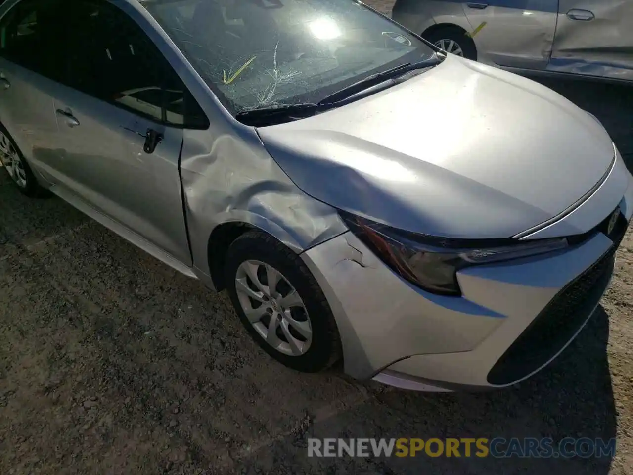 9 Photograph of a damaged car JTDEPRAE4LJ036238 TOYOTA COROLLA 2020