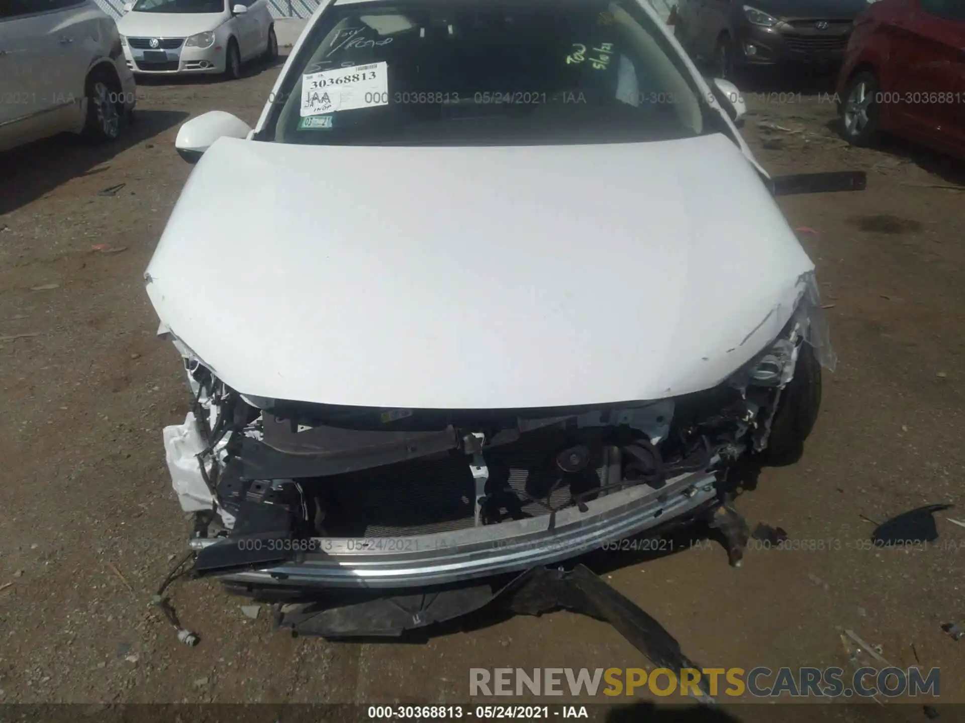 6 Photograph of a damaged car JTDEPRAE4LJ036417 TOYOTA COROLLA 2020