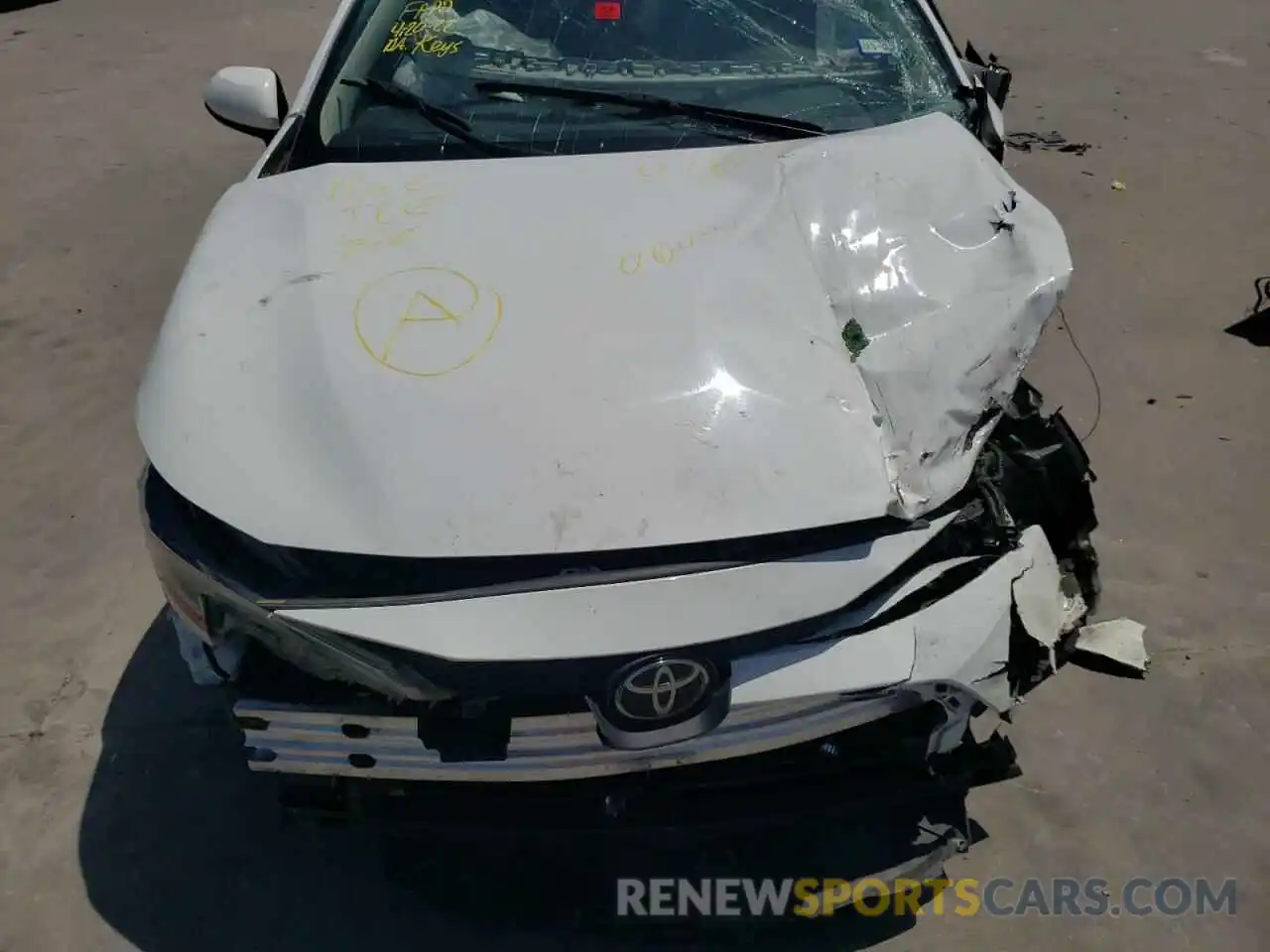 7 Photograph of a damaged car JTDEPRAE4LJ036675 TOYOTA COROLLA 2020