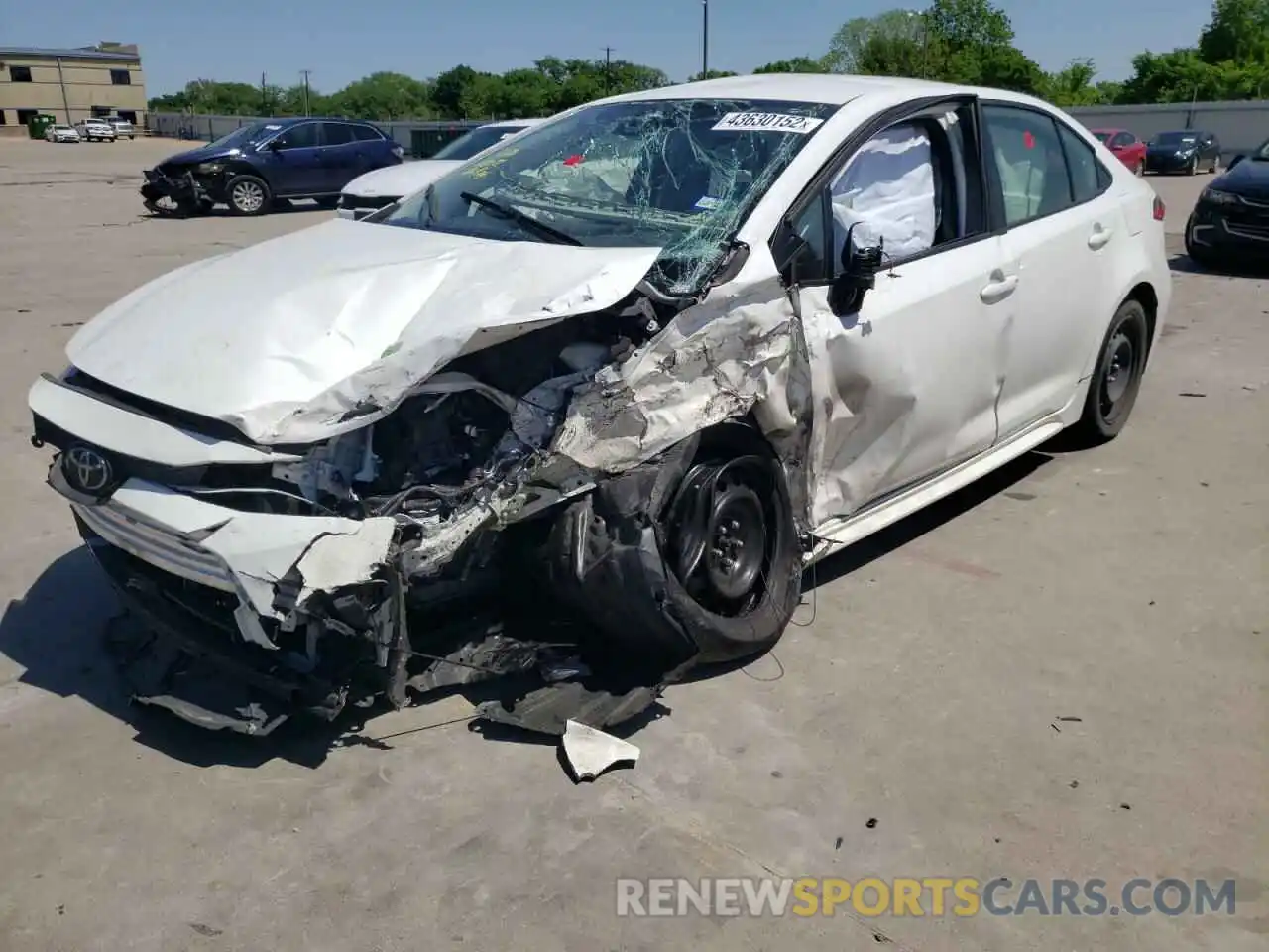 9 Photograph of a damaged car JTDEPRAE4LJ036675 TOYOTA COROLLA 2020