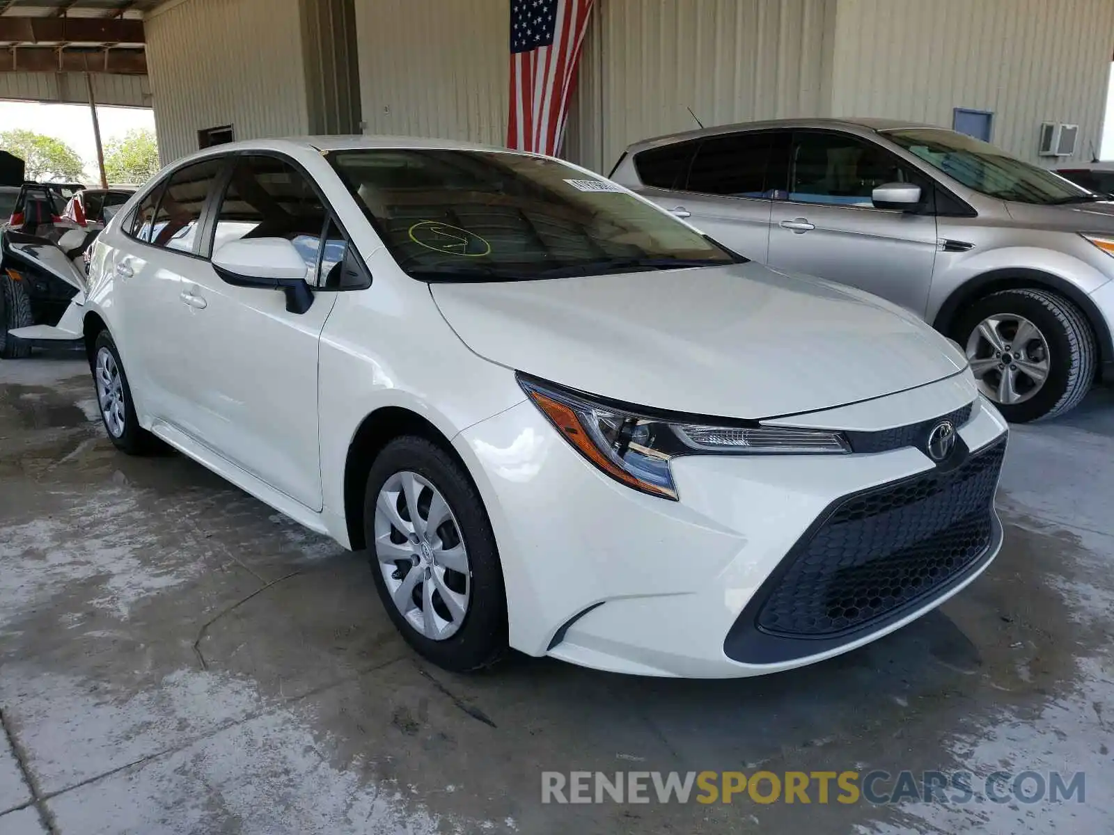 1 Photograph of a damaged car JTDEPRAE4LJ036711 TOYOTA COROLLA 2020