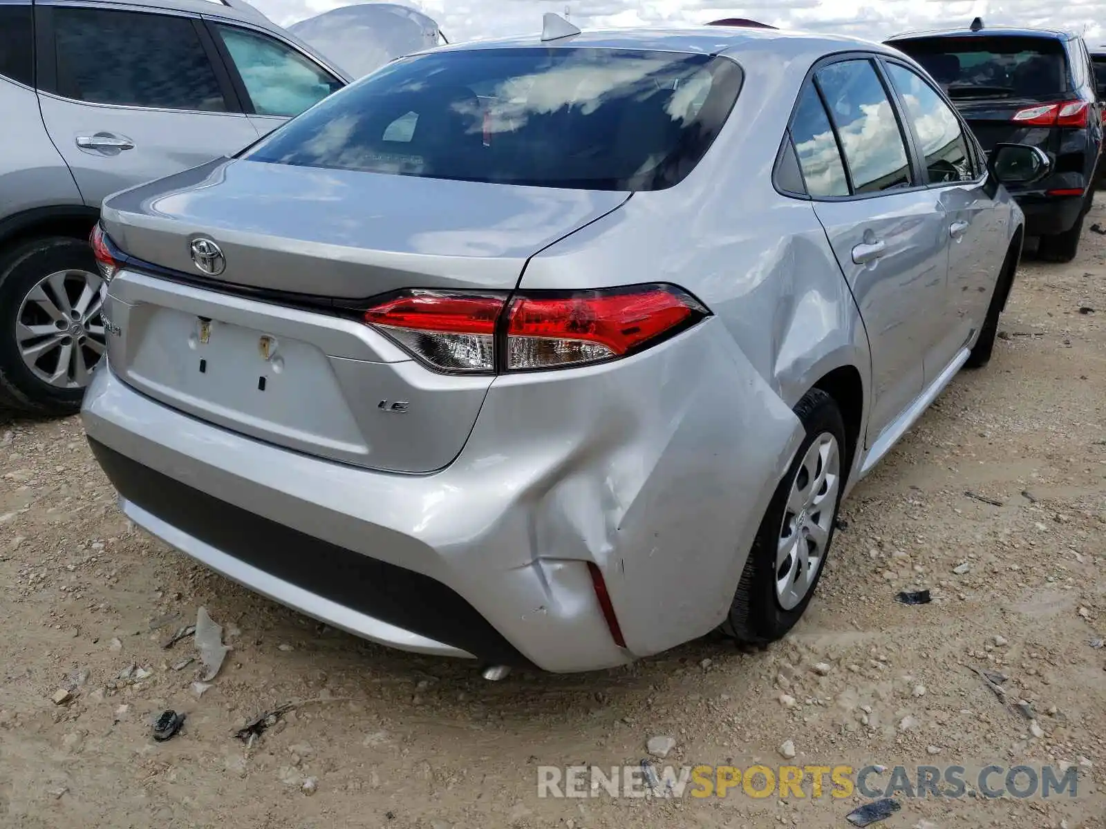 9 Photograph of a damaged car JTDEPRAE4LJ036787 TOYOTA COROLLA 2020