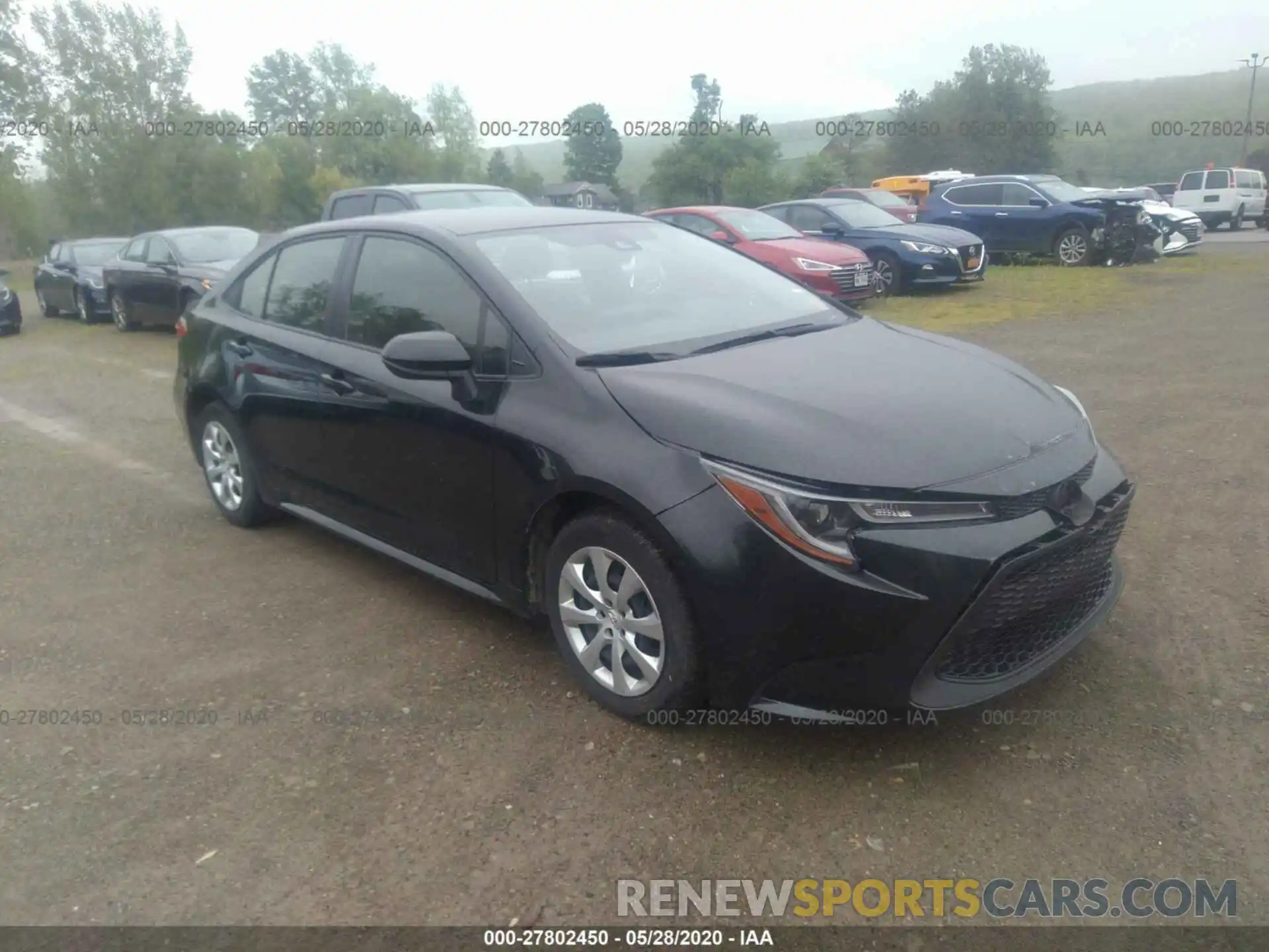 1 Photograph of a damaged car JTDEPRAE4LJ036790 TOYOTA COROLLA 2020