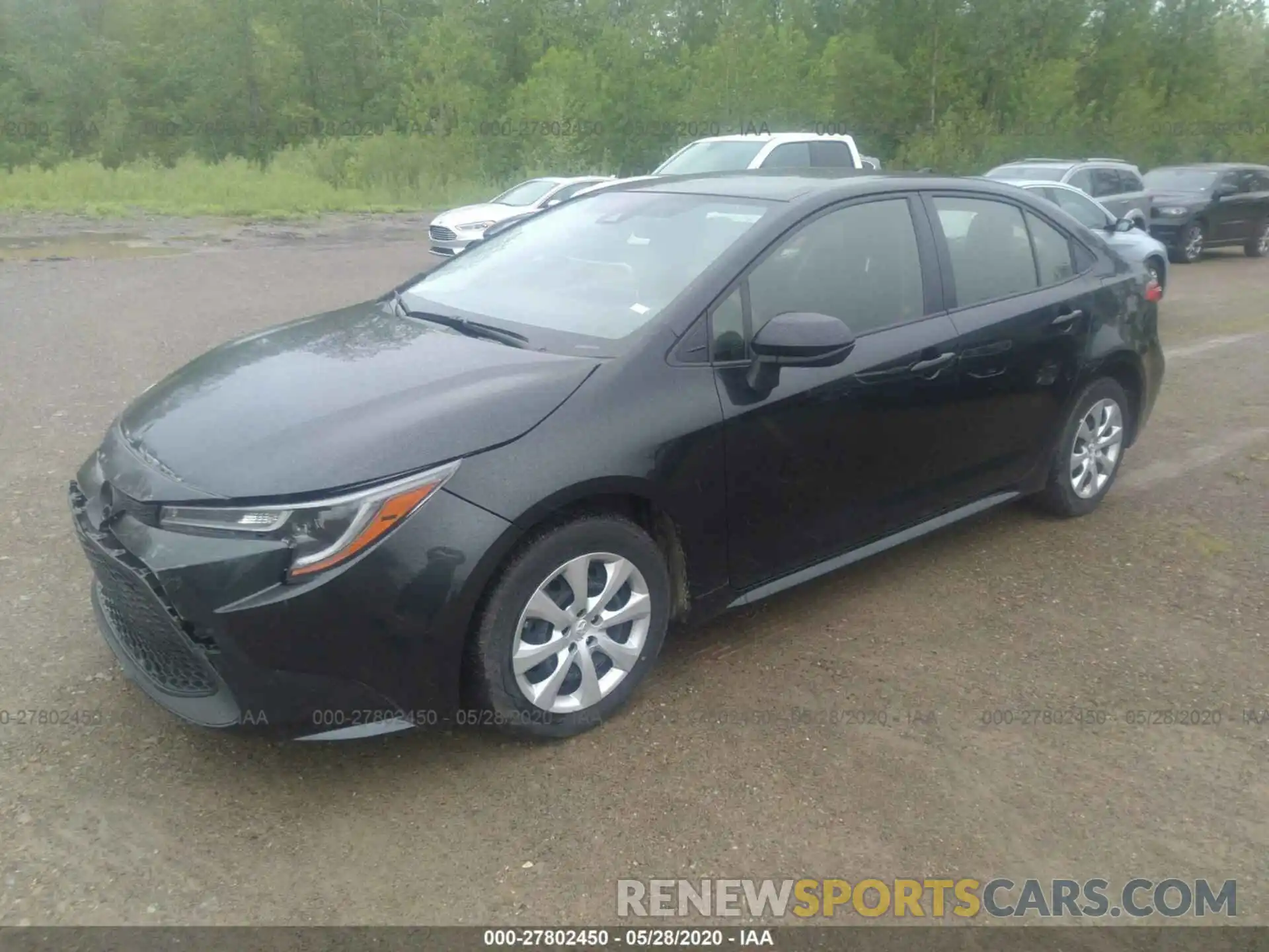 2 Photograph of a damaged car JTDEPRAE4LJ036790 TOYOTA COROLLA 2020