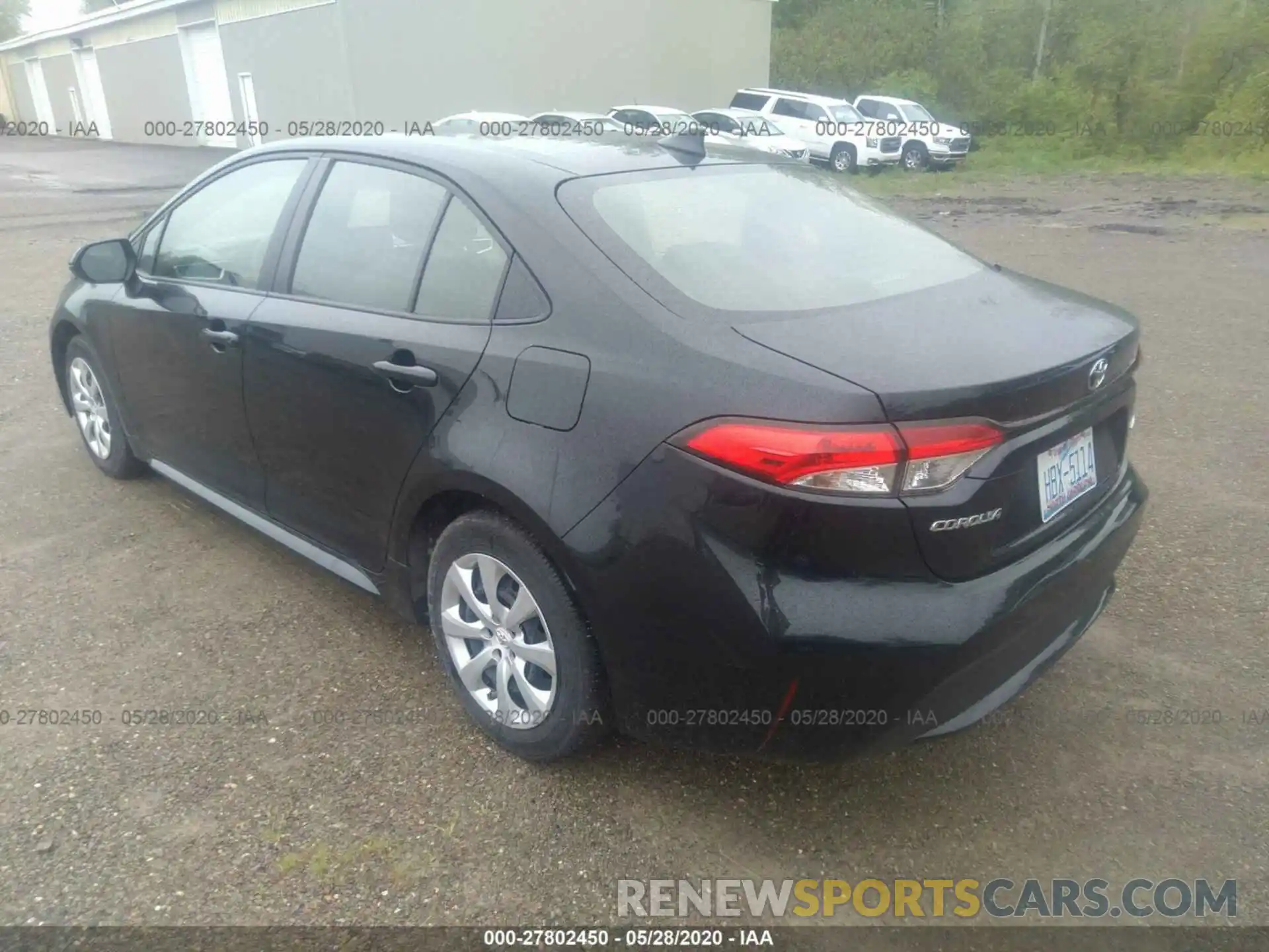 3 Photograph of a damaged car JTDEPRAE4LJ036790 TOYOTA COROLLA 2020