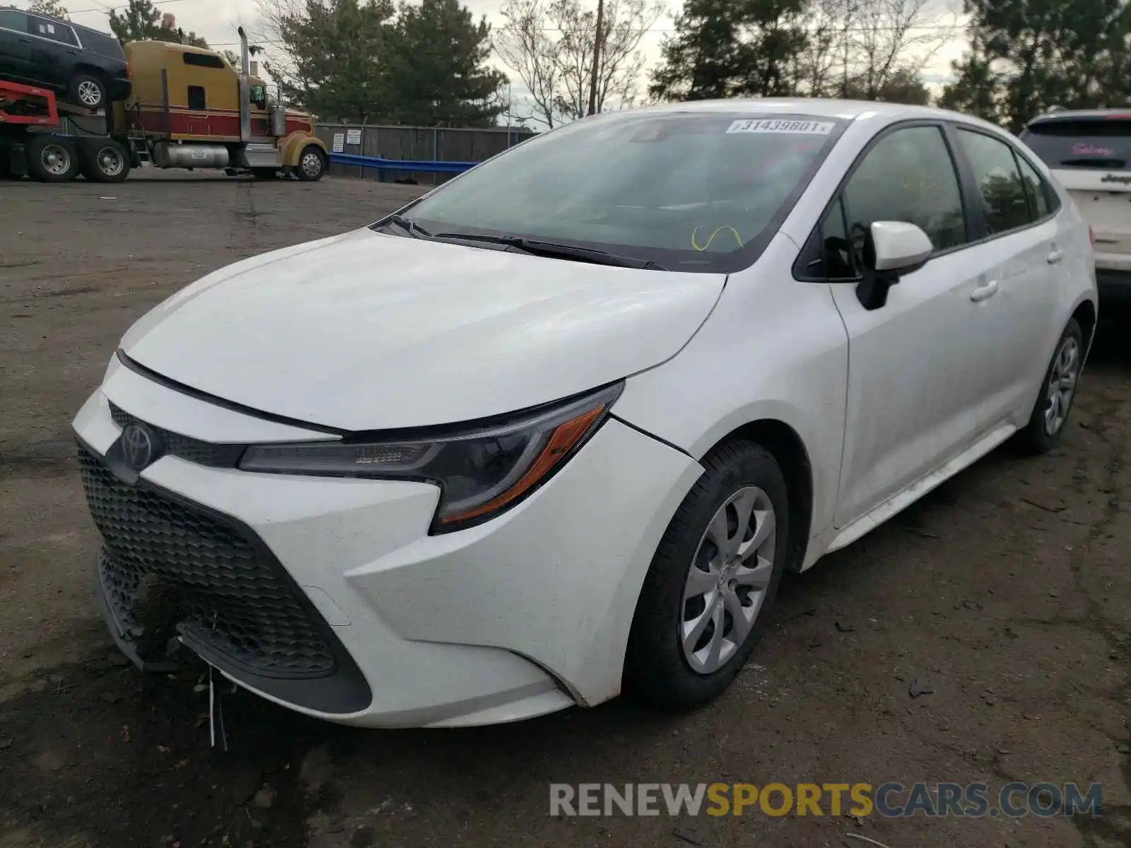 2 Photograph of a damaged car JTDEPRAE4LJ037745 TOYOTA COROLLA 2020