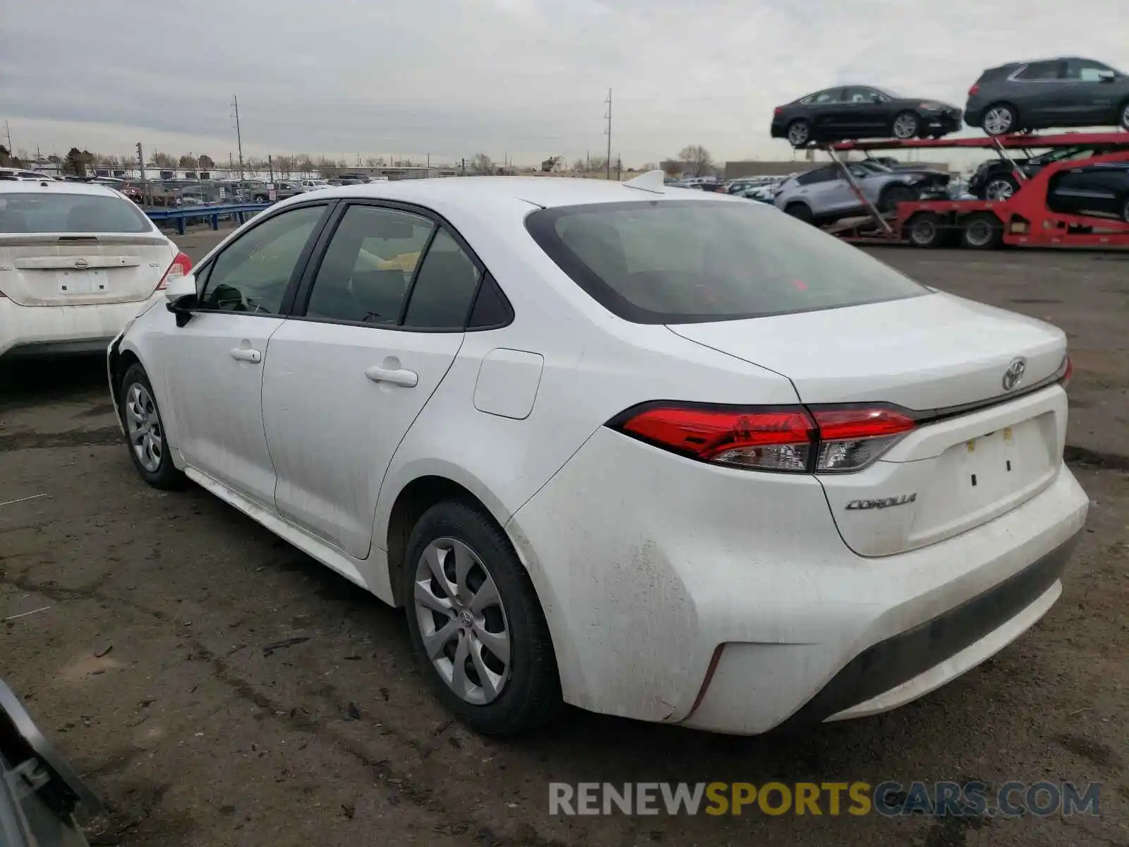 3 Photograph of a damaged car JTDEPRAE4LJ037745 TOYOTA COROLLA 2020