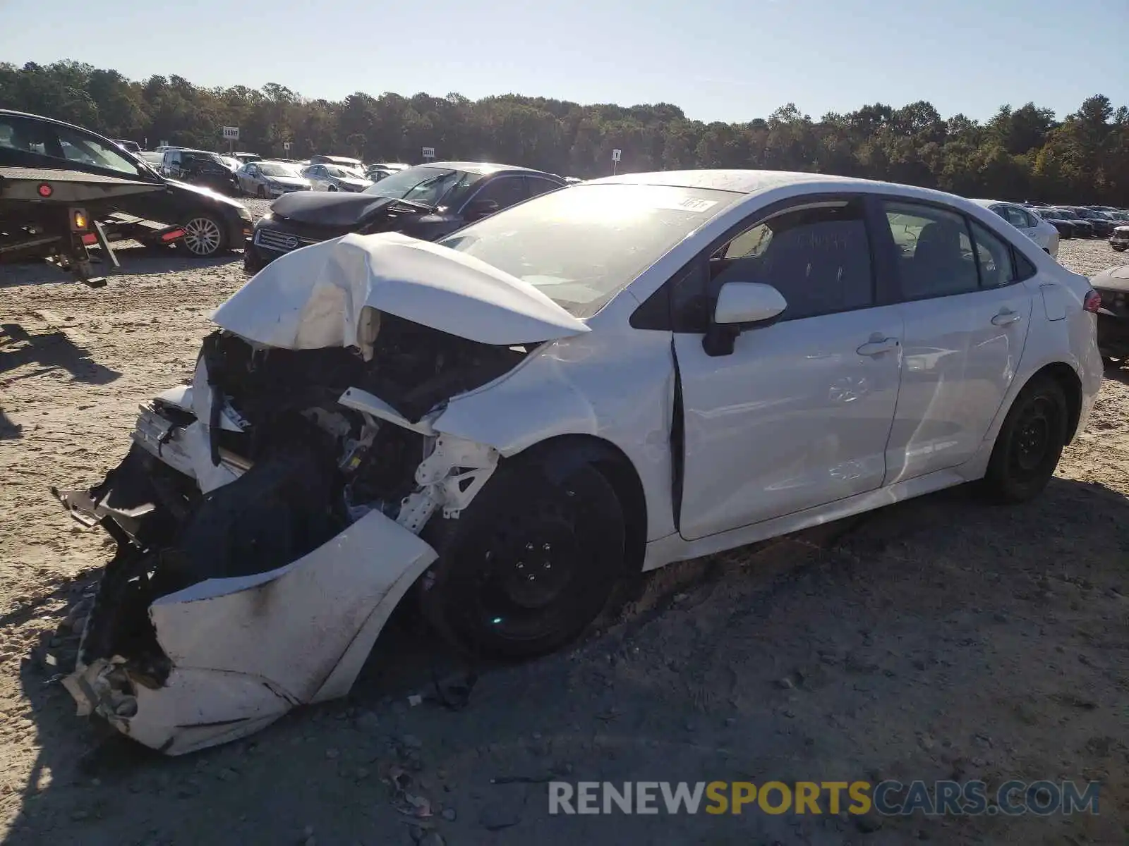 2 Photograph of a damaged car JTDEPRAE4LJ038068 TOYOTA COROLLA 2020