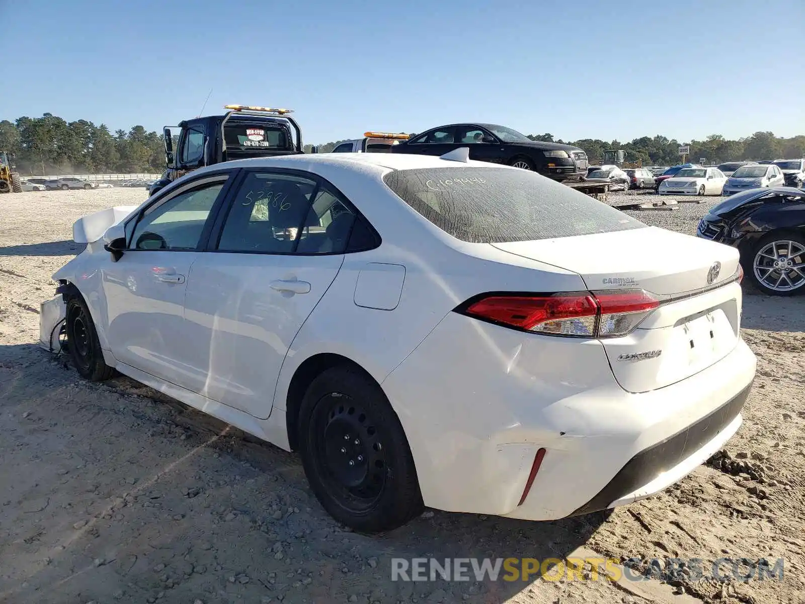 3 Photograph of a damaged car JTDEPRAE4LJ038068 TOYOTA COROLLA 2020