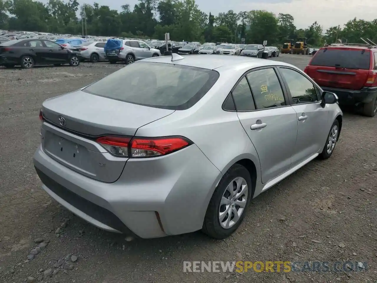 4 Photograph of a damaged car JTDEPRAE4LJ038250 TOYOTA COROLLA 2020