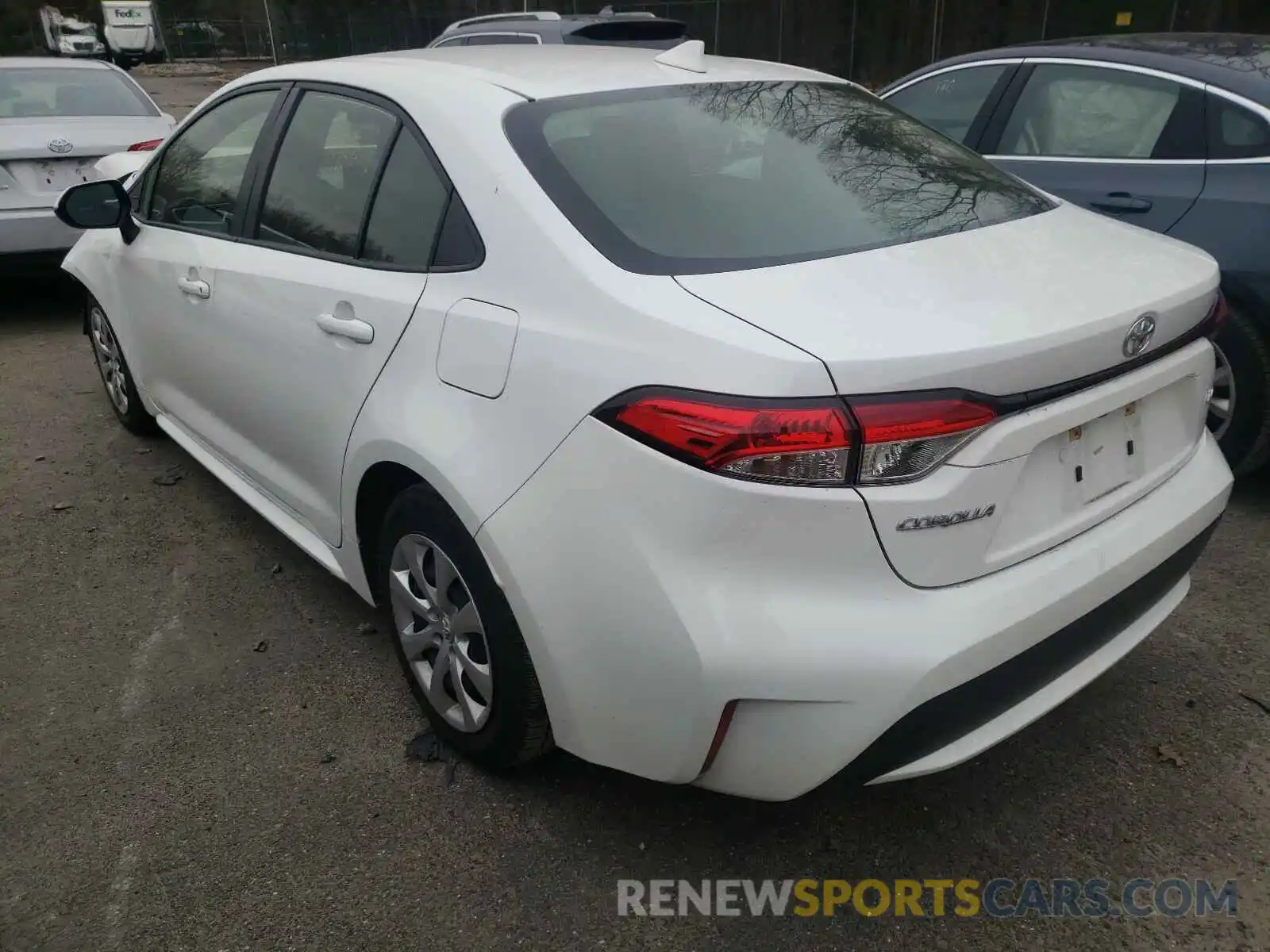 3 Photograph of a damaged car JTDEPRAE4LJ038555 TOYOTA COROLLA 2020