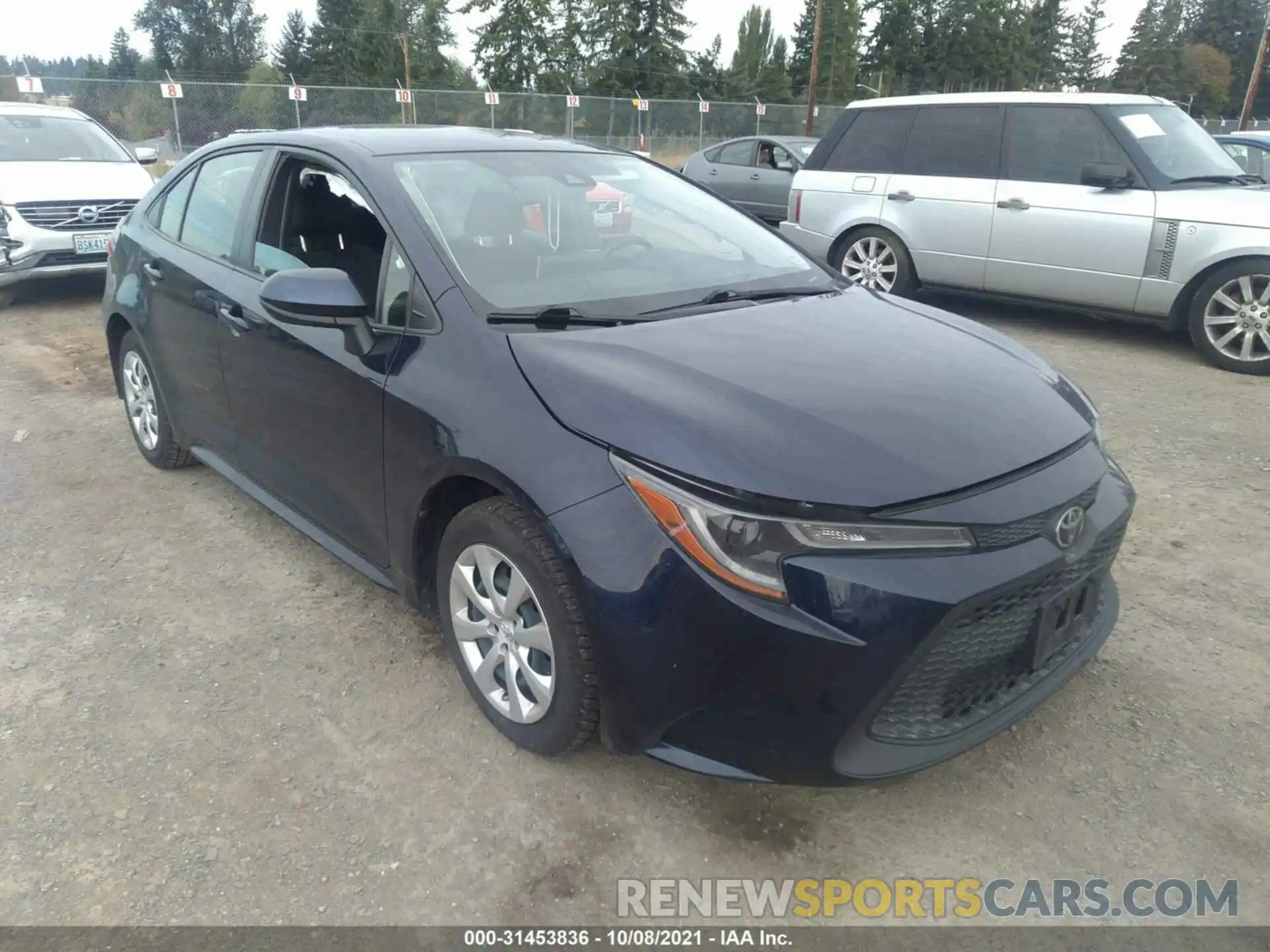 1 Photograph of a damaged car JTDEPRAE4LJ038636 TOYOTA COROLLA 2020