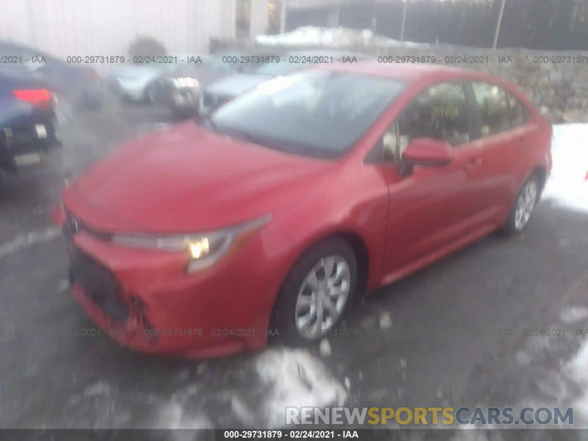 2 Photograph of a damaged car JTDEPRAE4LJ038734 TOYOTA COROLLA 2020