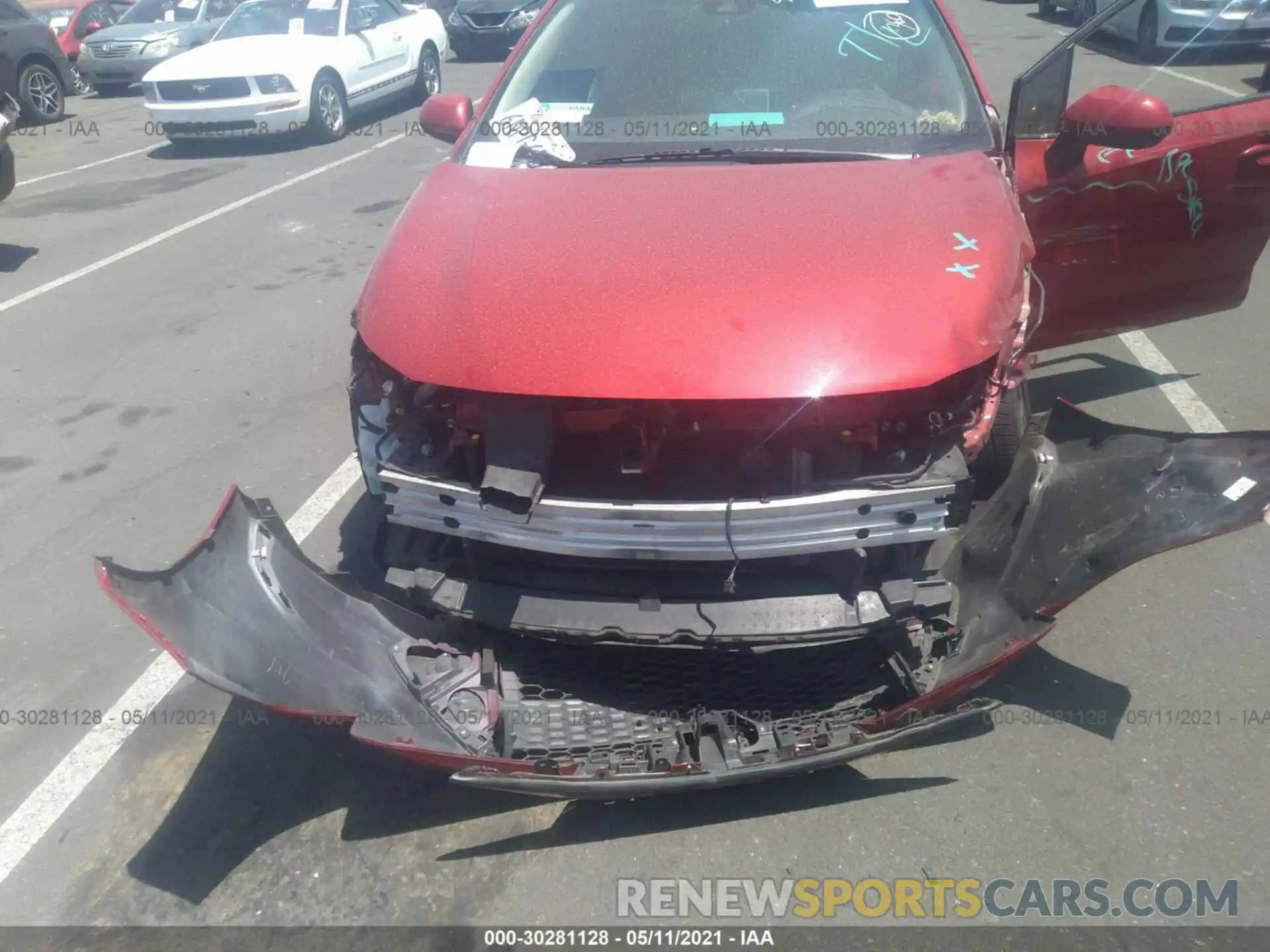 6 Photograph of a damaged car JTDEPRAE4LJ038930 TOYOTA COROLLA 2020