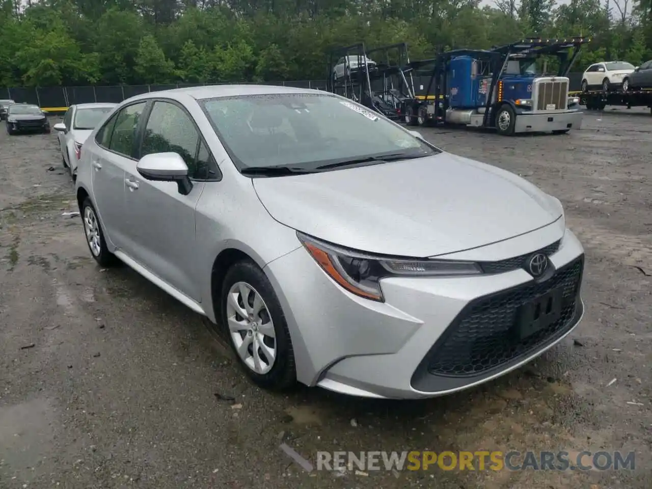 1 Photograph of a damaged car JTDEPRAE4LJ039074 TOYOTA COROLLA 2020