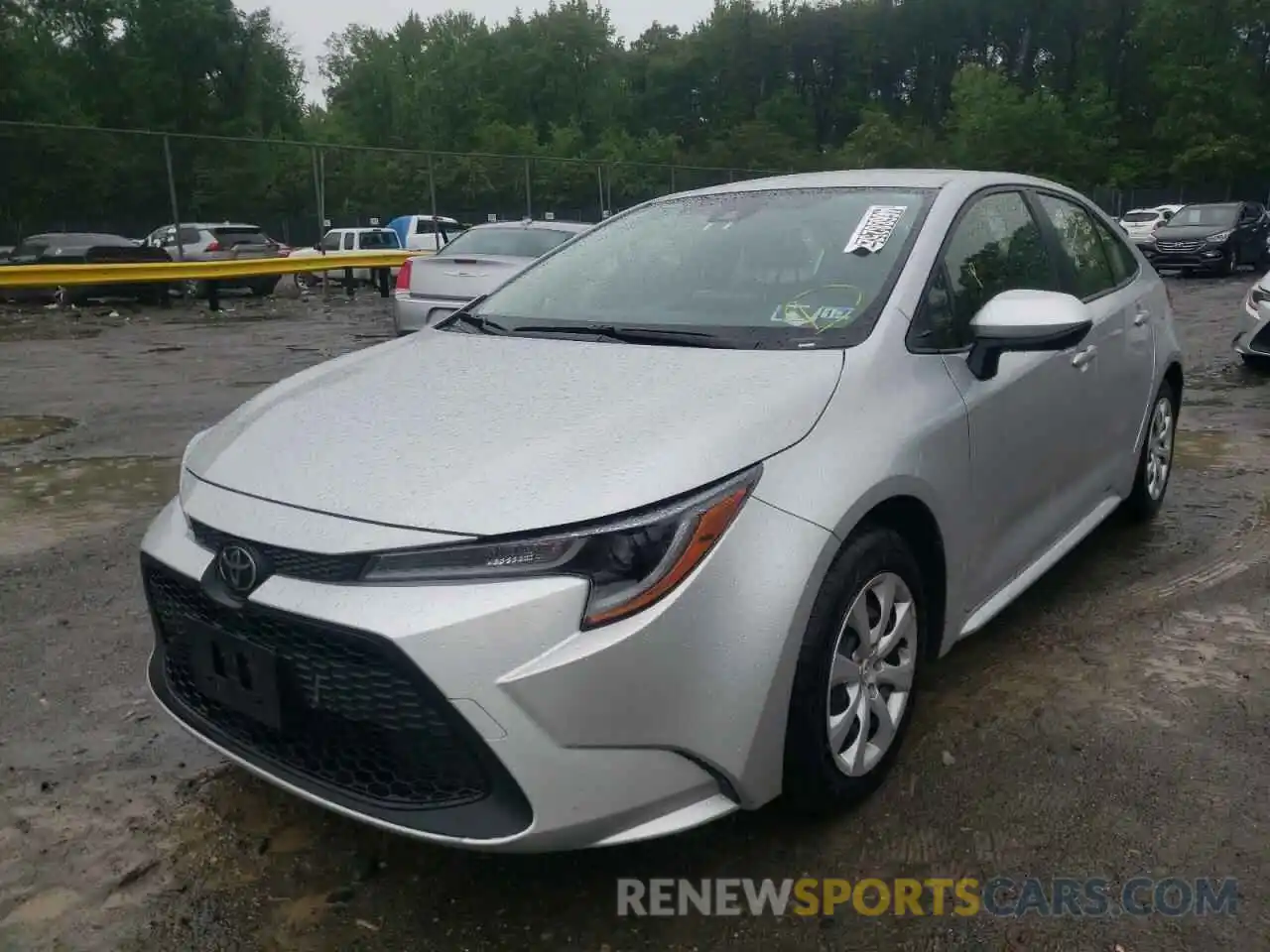 2 Photograph of a damaged car JTDEPRAE4LJ039074 TOYOTA COROLLA 2020