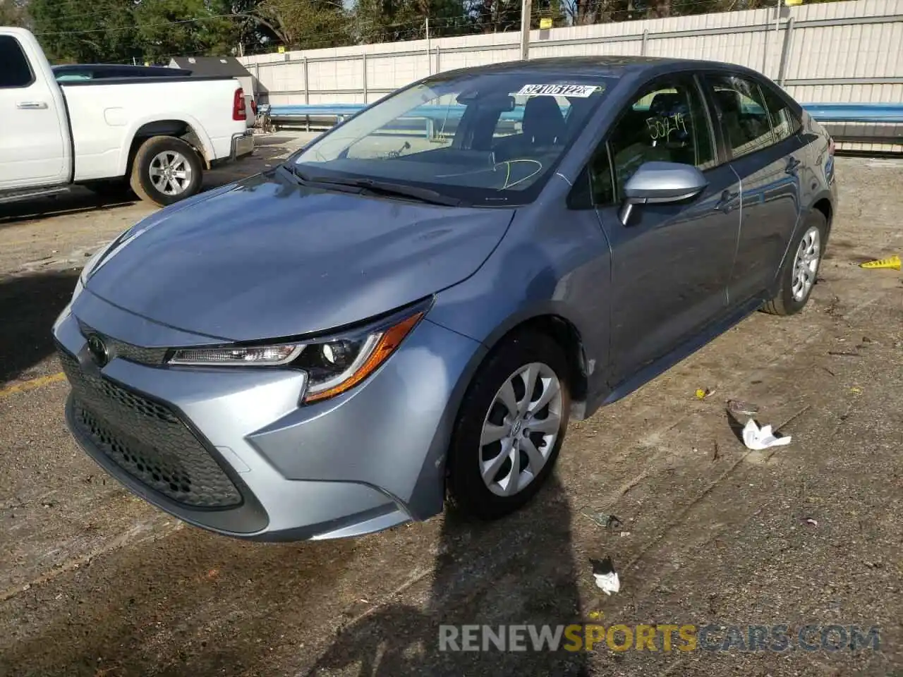 2 Photograph of a damaged car JTDEPRAE4LJ039317 TOYOTA COROLLA 2020