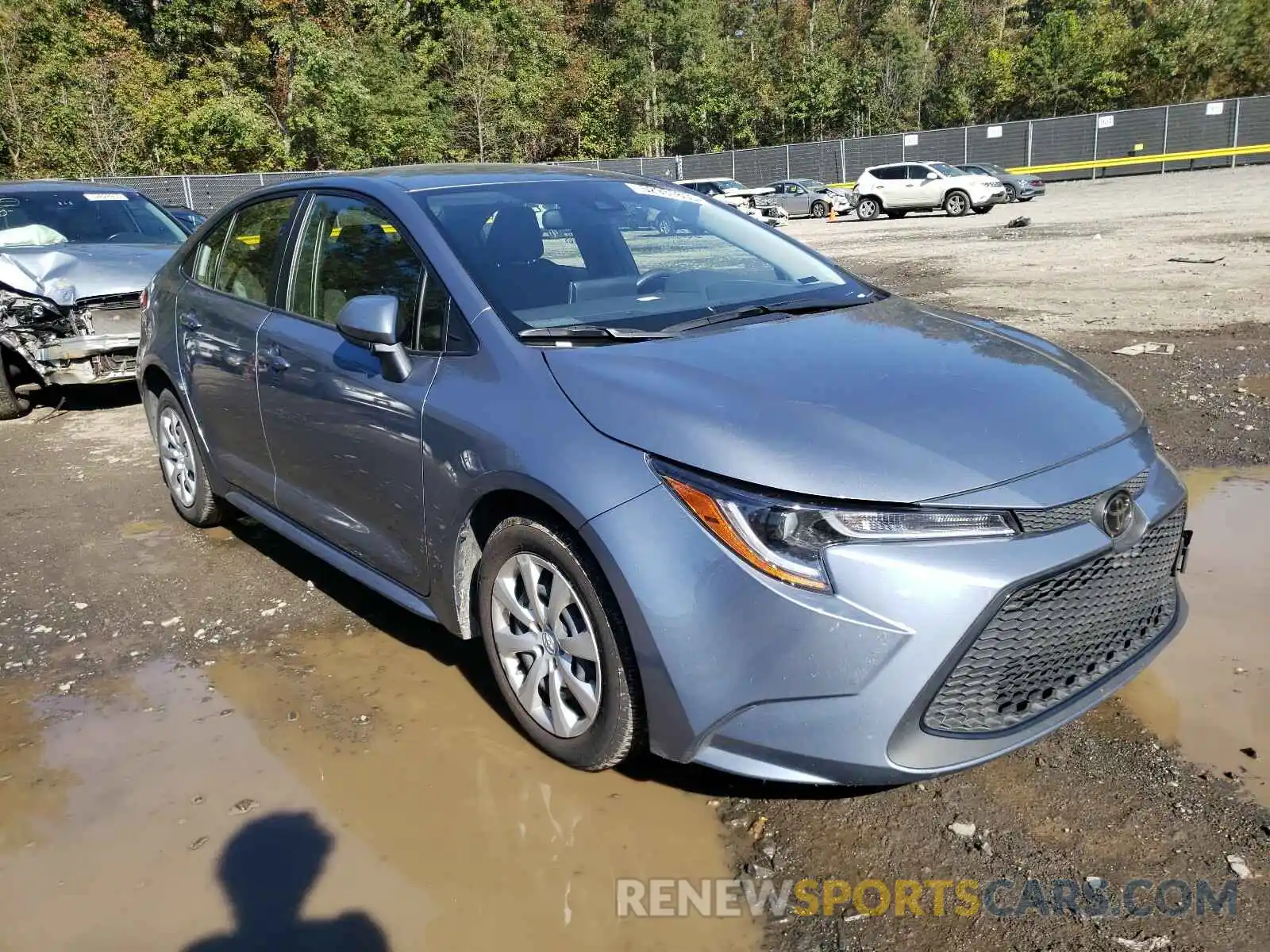 1 Photograph of a damaged car JTDEPRAE4LJ039334 TOYOTA COROLLA 2020