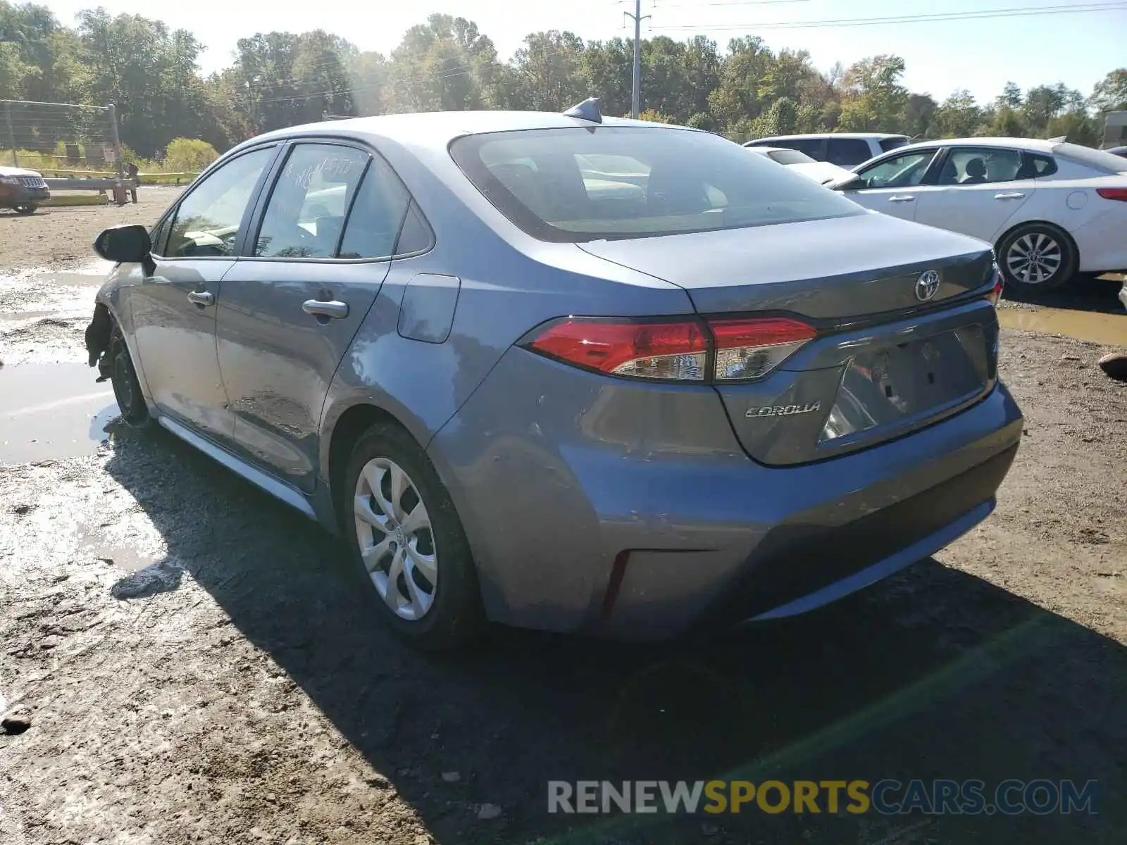 3 Photograph of a damaged car JTDEPRAE4LJ039334 TOYOTA COROLLA 2020