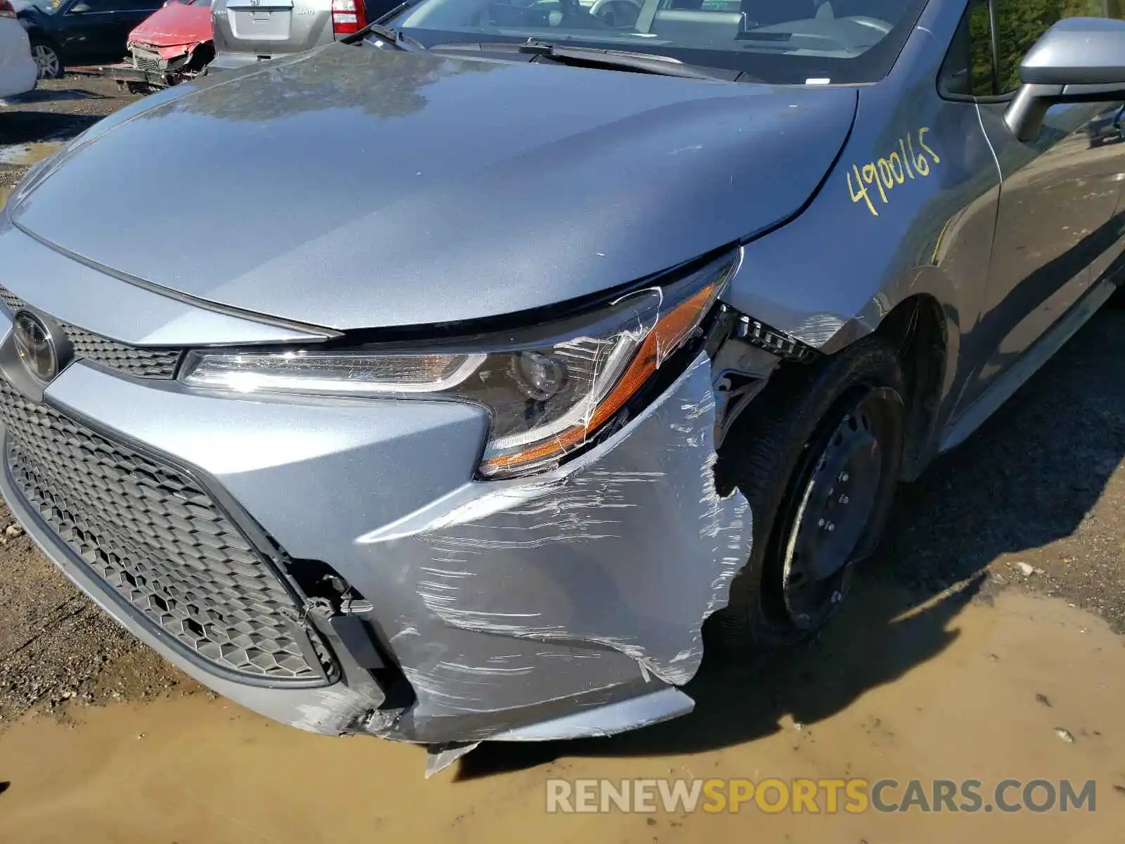 9 Photograph of a damaged car JTDEPRAE4LJ039334 TOYOTA COROLLA 2020