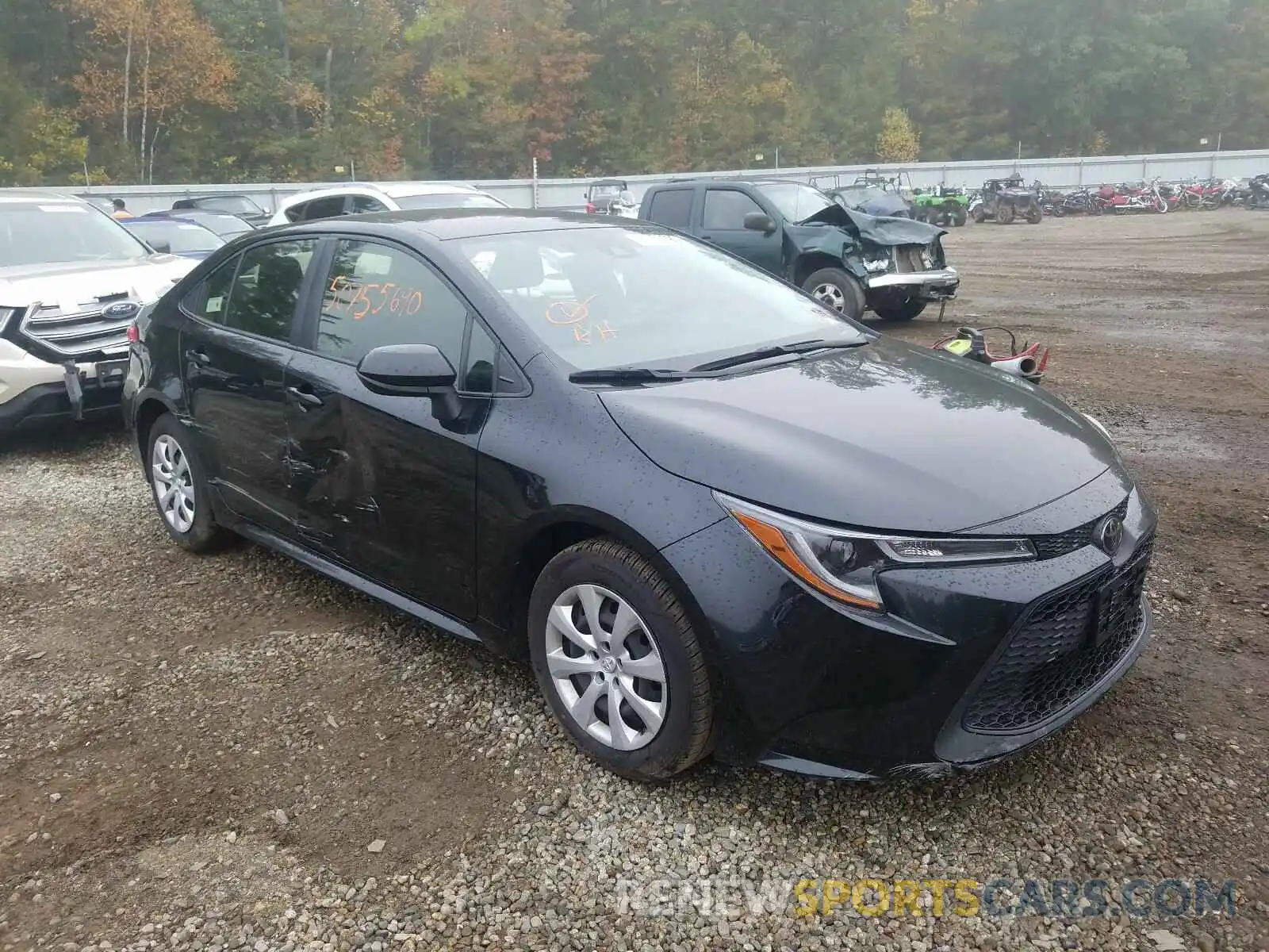 1 Photograph of a damaged car JTDEPRAE4LJ039639 TOYOTA COROLLA 2020