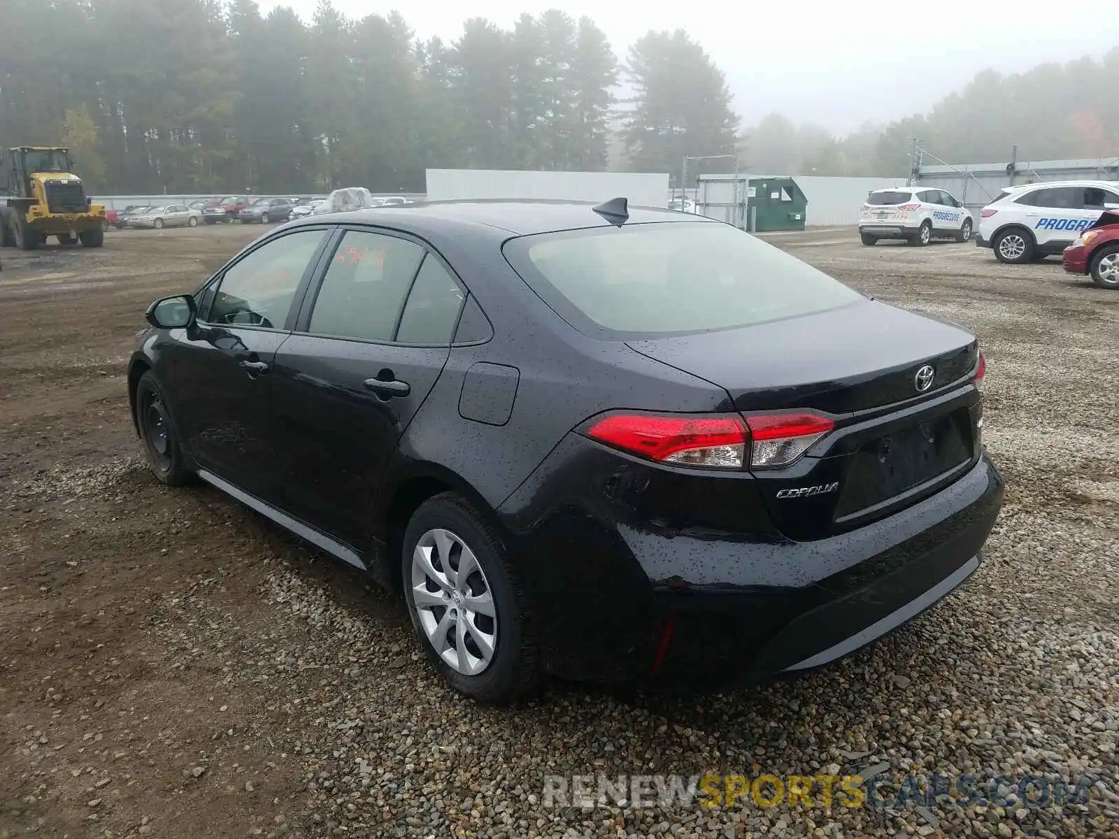 3 Photograph of a damaged car JTDEPRAE4LJ039639 TOYOTA COROLLA 2020