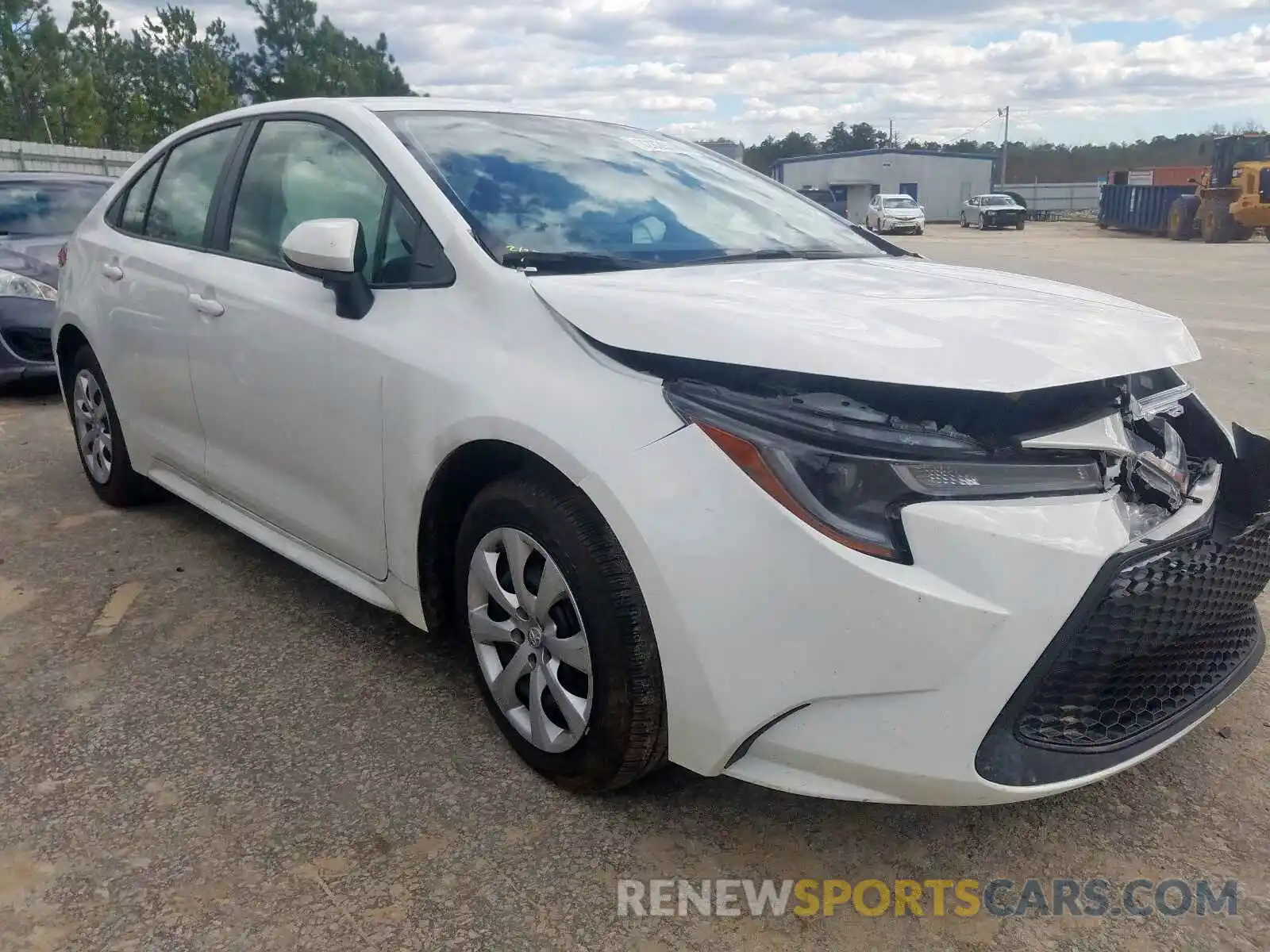 1 Photograph of a damaged car JTDEPRAE4LJ039902 TOYOTA COROLLA 2020