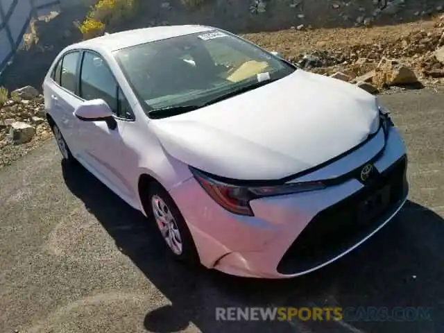 1 Photograph of a damaged car JTDEPRAE4LJ039978 TOYOTA COROLLA 2020