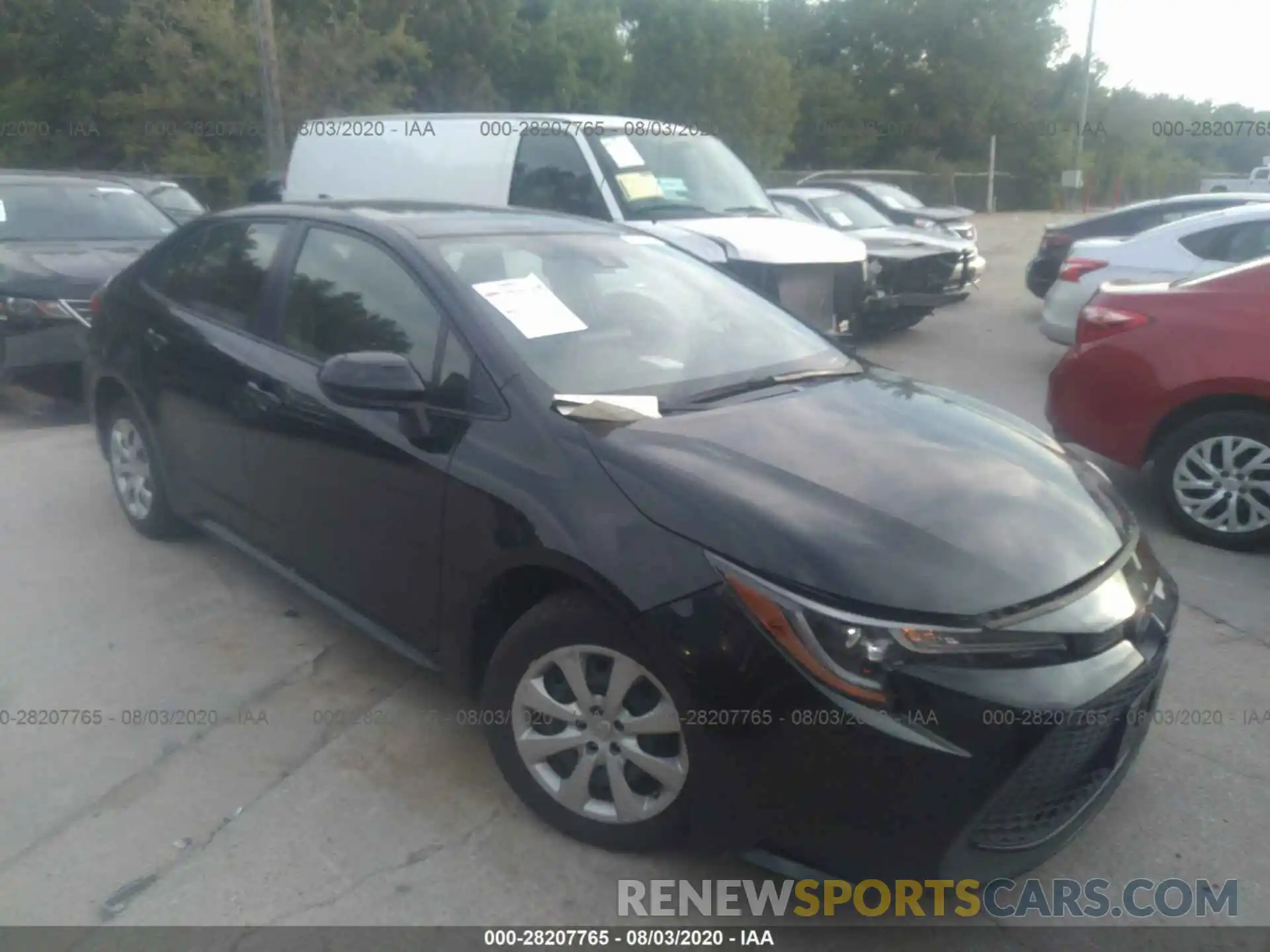 1 Photograph of a damaged car JTDEPRAE4LJ040371 TOYOTA COROLLA 2020