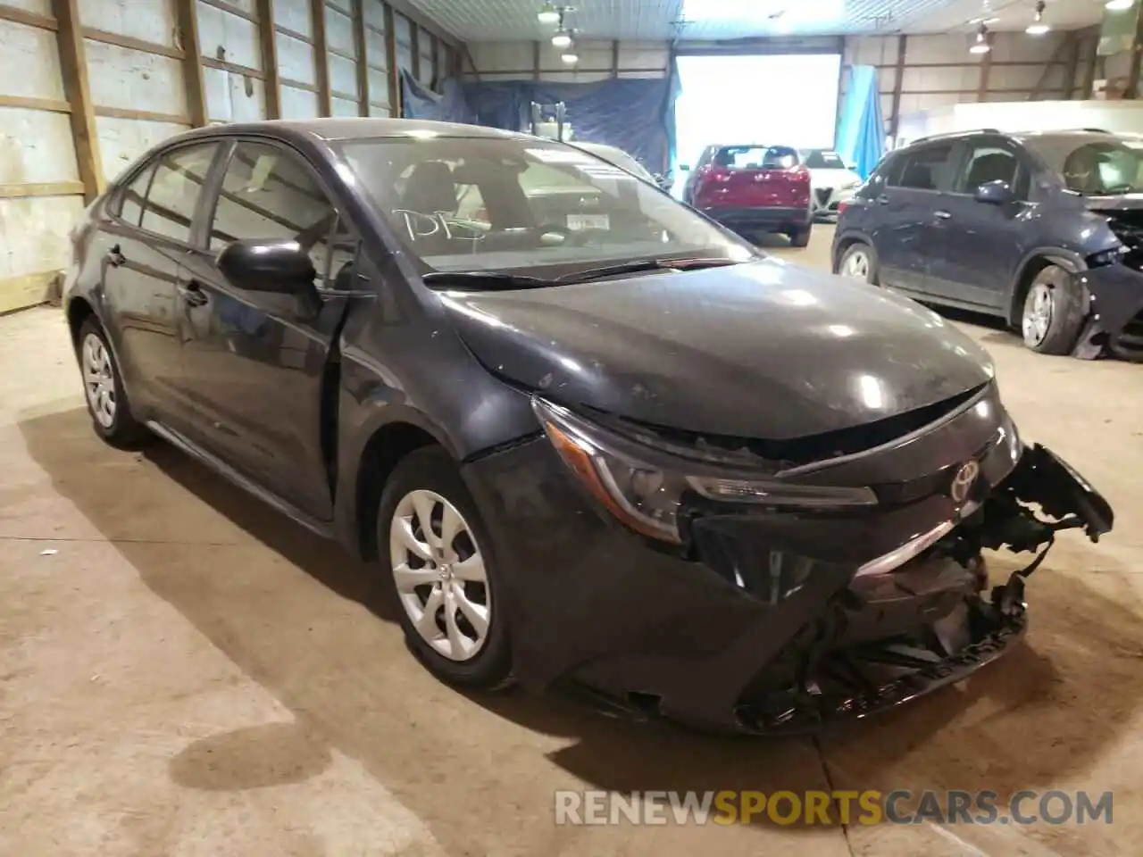 1 Photograph of a damaged car JTDEPRAE4LJ040466 TOYOTA COROLLA 2020