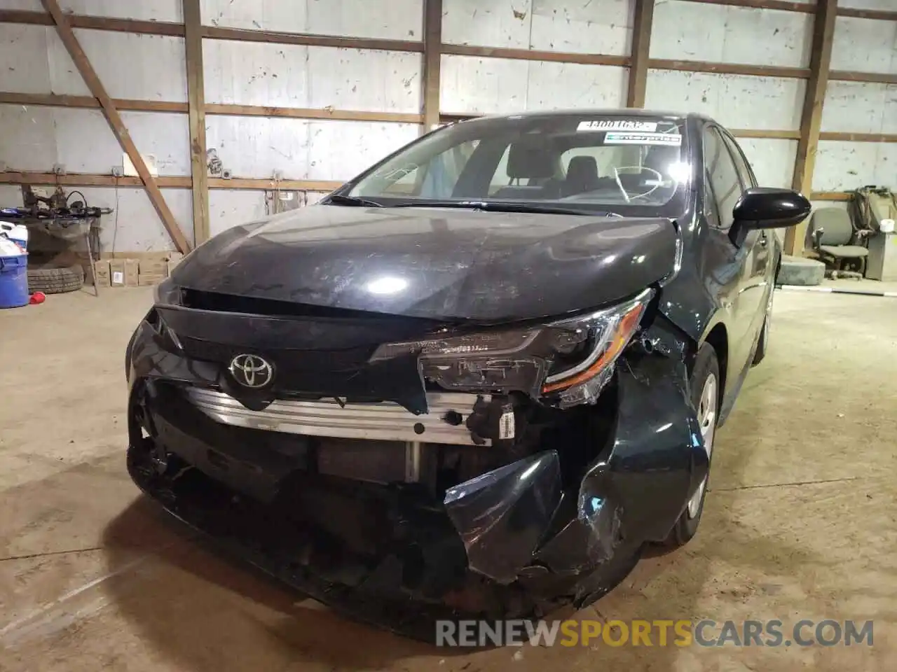 9 Photograph of a damaged car JTDEPRAE4LJ040466 TOYOTA COROLLA 2020