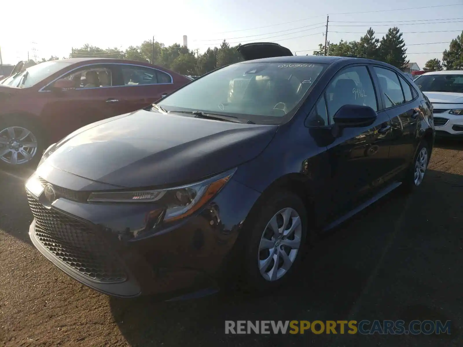 2 Photograph of a damaged car JTDEPRAE4LJ041102 TOYOTA COROLLA 2020