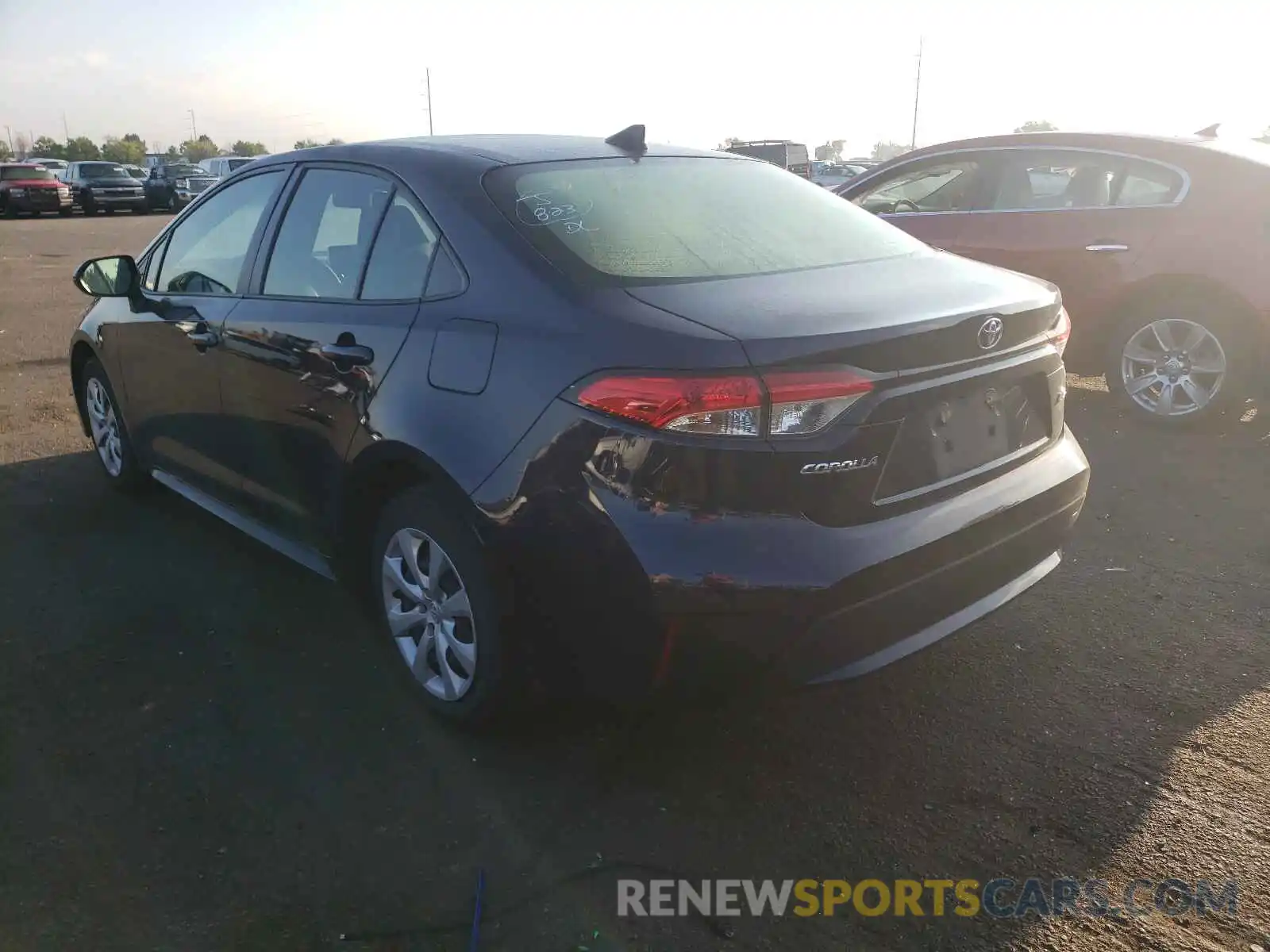 3 Photograph of a damaged car JTDEPRAE4LJ041102 TOYOTA COROLLA 2020