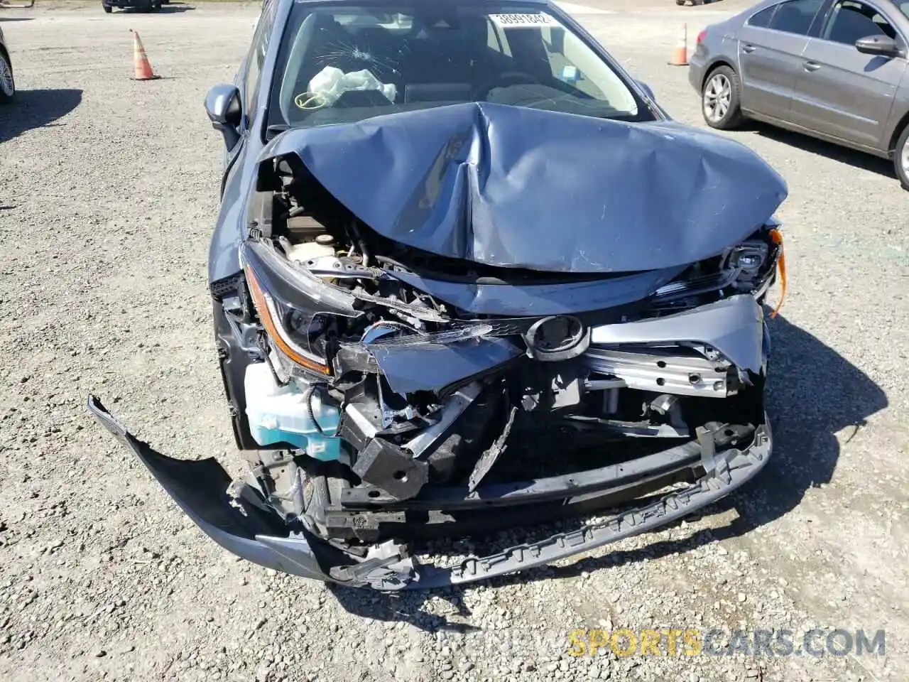 9 Photograph of a damaged car JTDEPRAE4LJ041391 TOYOTA COROLLA 2020