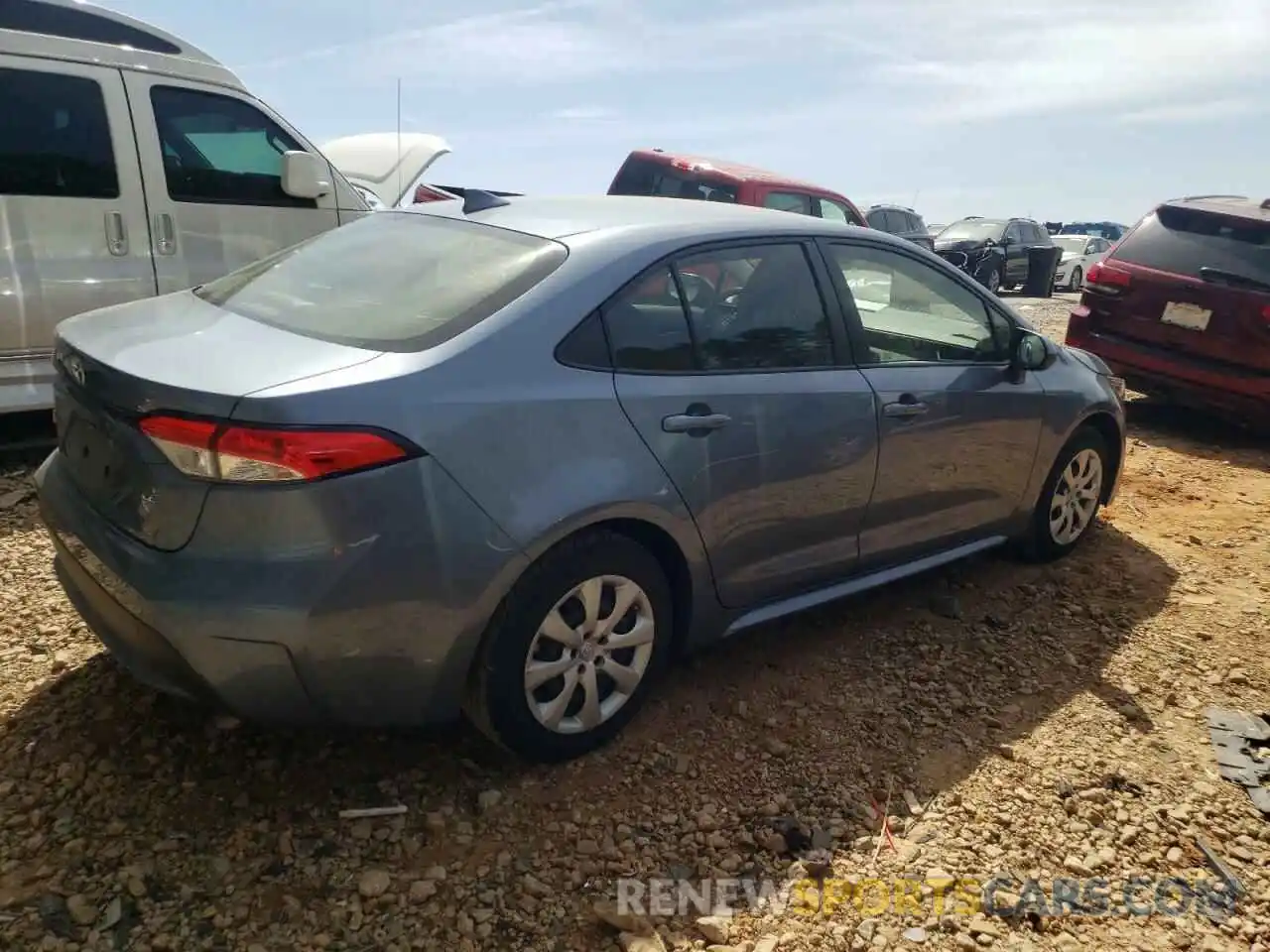 4 Photograph of a damaged car JTDEPRAE4LJ041469 TOYOTA COROLLA 2020