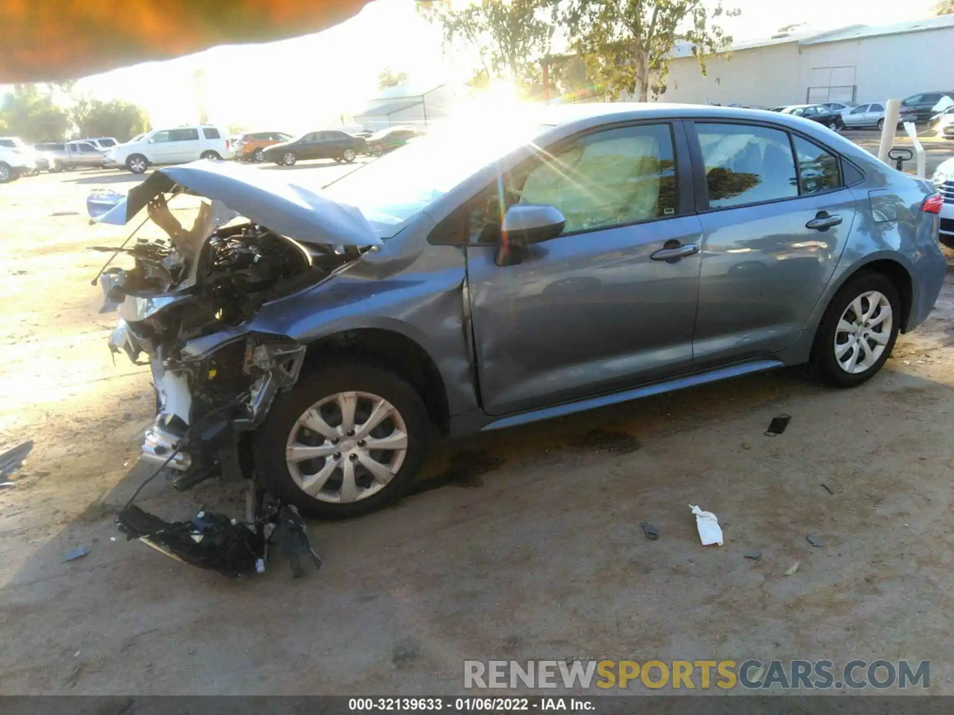 2 Photograph of a damaged car JTDEPRAE4LJ041519 TOYOTA COROLLA 2020