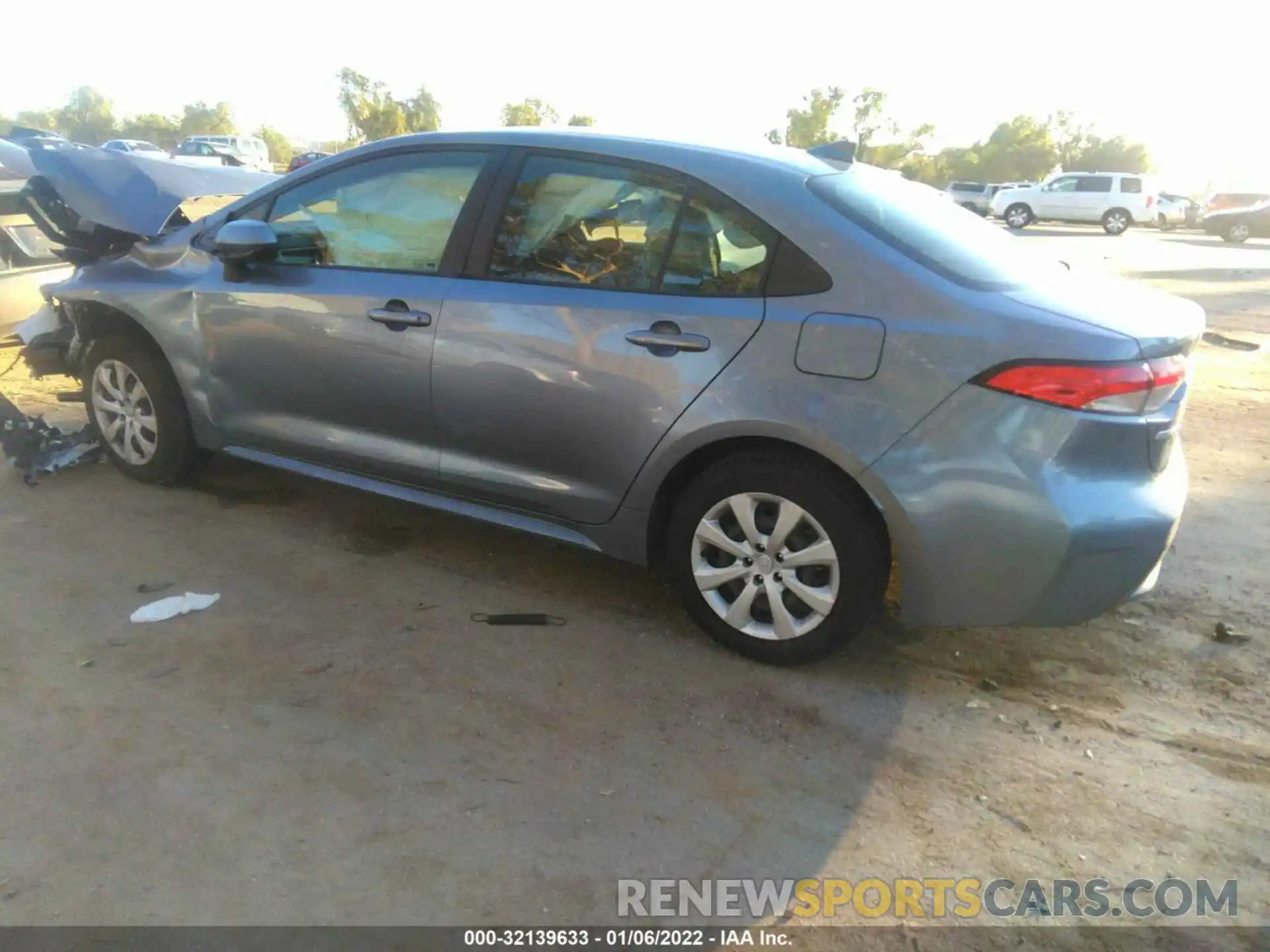 3 Photograph of a damaged car JTDEPRAE4LJ041519 TOYOTA COROLLA 2020