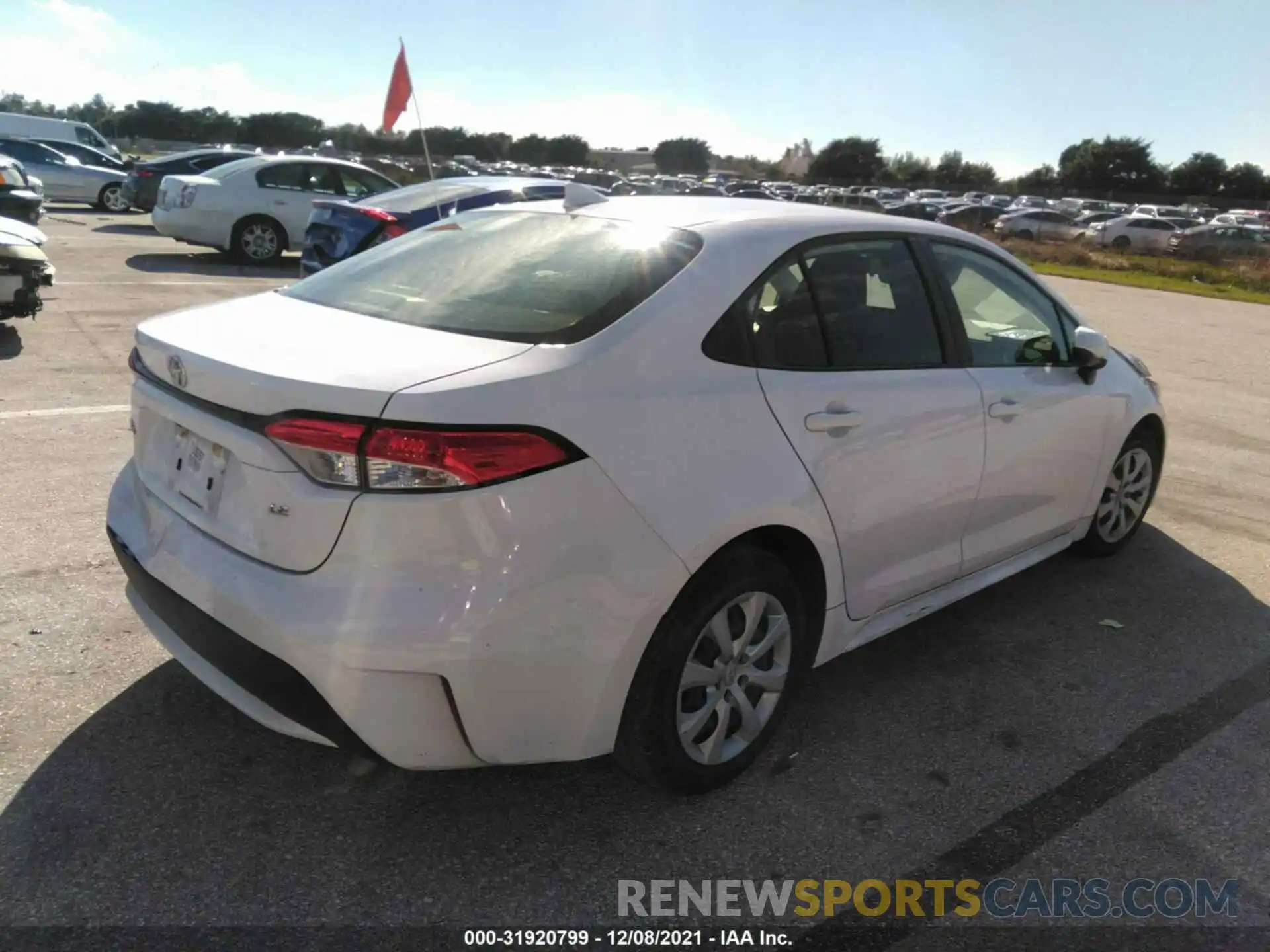 4 Photograph of a damaged car JTDEPRAE4LJ041827 TOYOTA COROLLA 2020