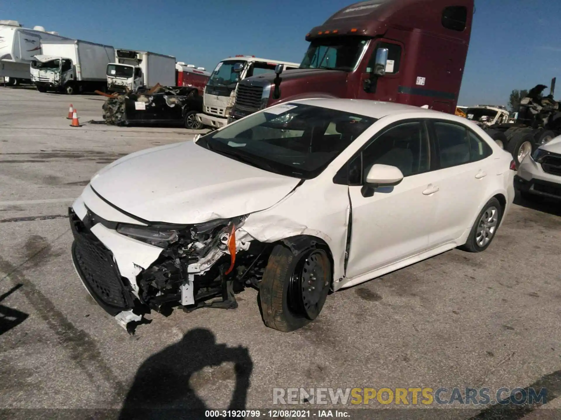 6 Photograph of a damaged car JTDEPRAE4LJ041827 TOYOTA COROLLA 2020