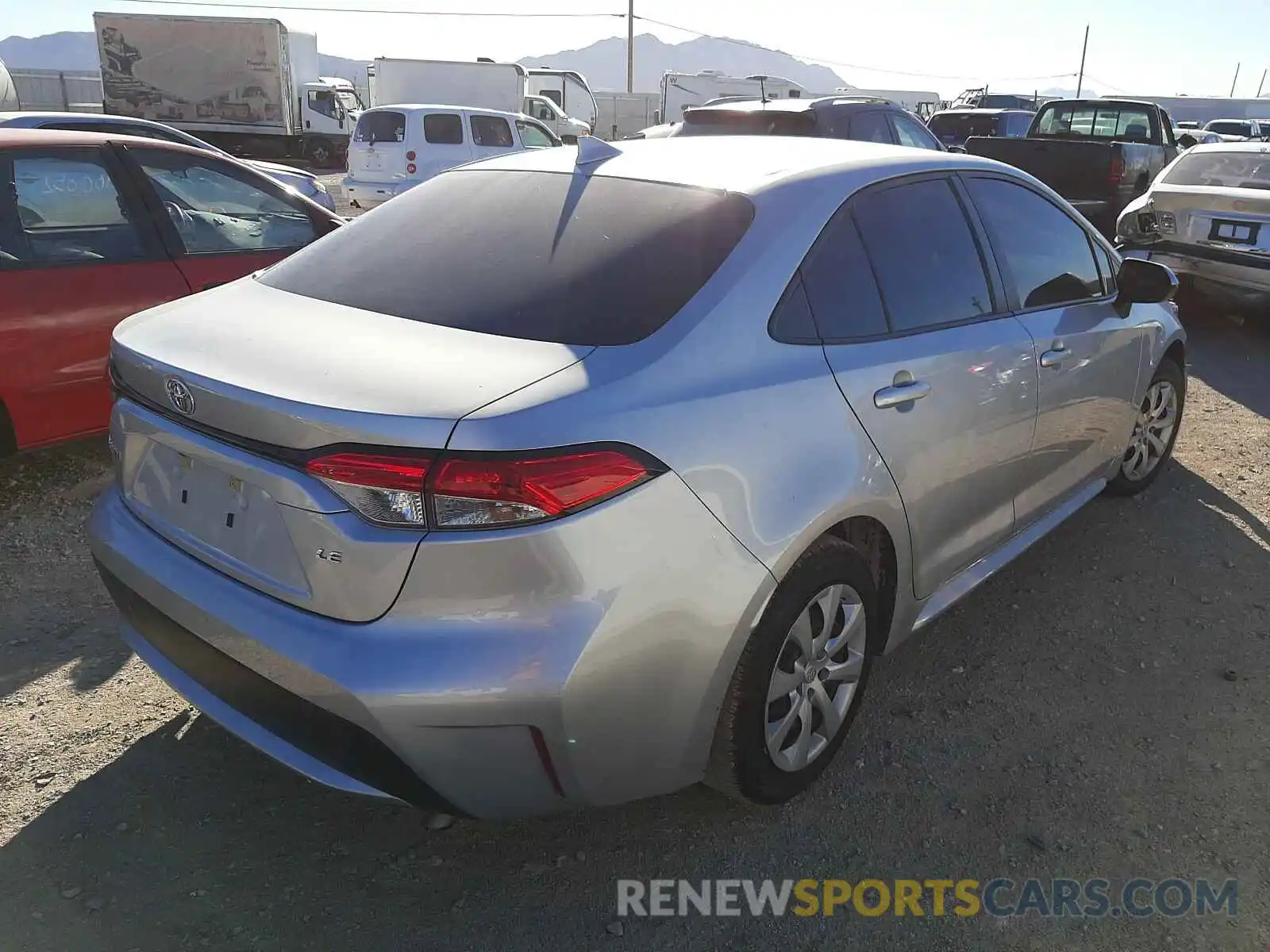 4 Photograph of a damaged car JTDEPRAE4LJ042217 TOYOTA COROLLA 2020