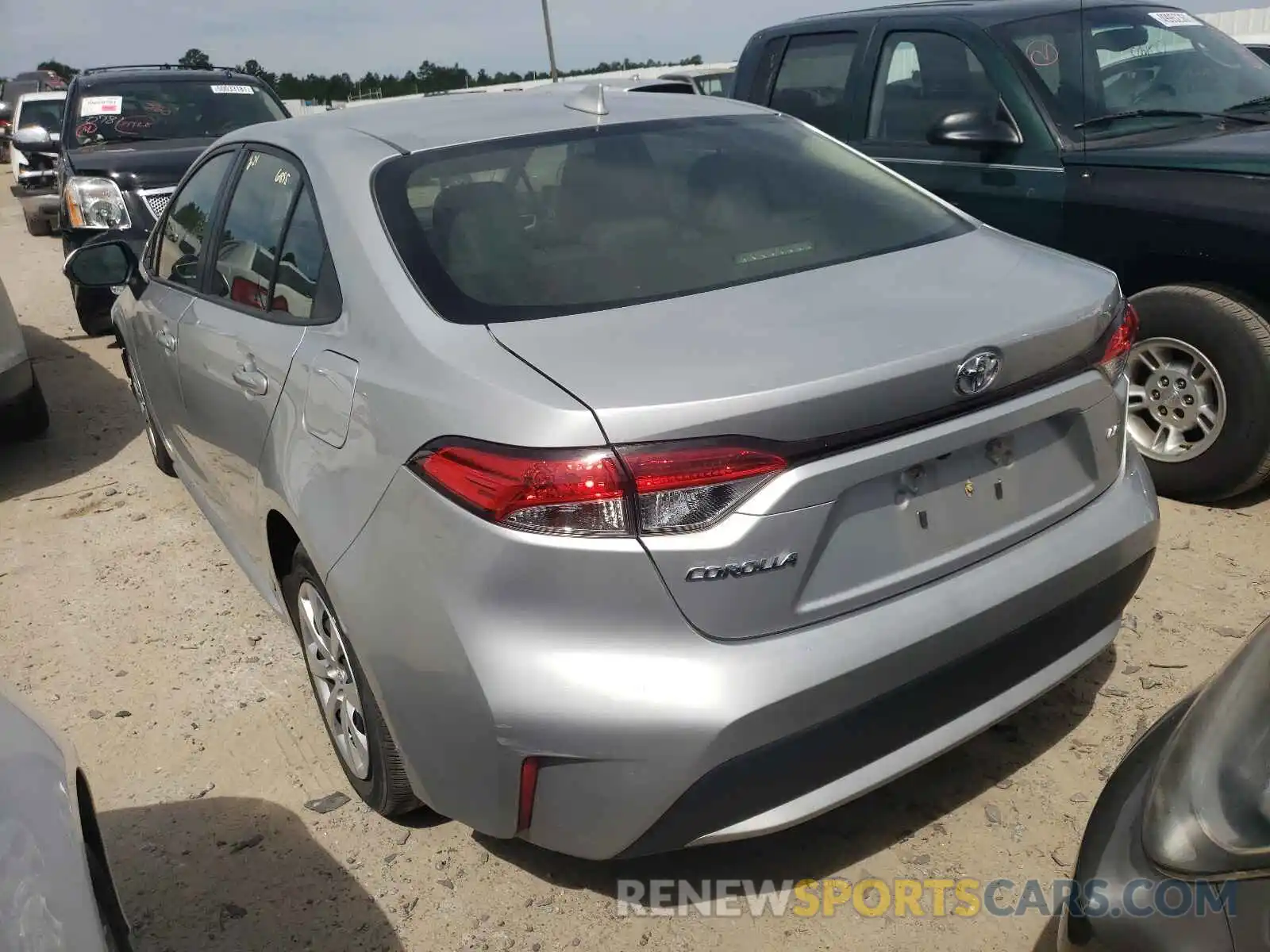 3 Photograph of a damaged car JTDEPRAE4LJ042380 TOYOTA COROLLA 2020