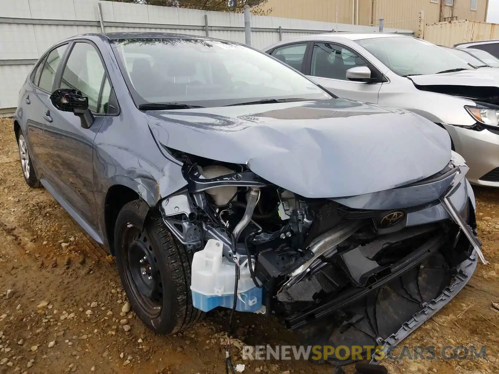 1 Photograph of a damaged car JTDEPRAE4LJ042458 TOYOTA COROLLA 2020