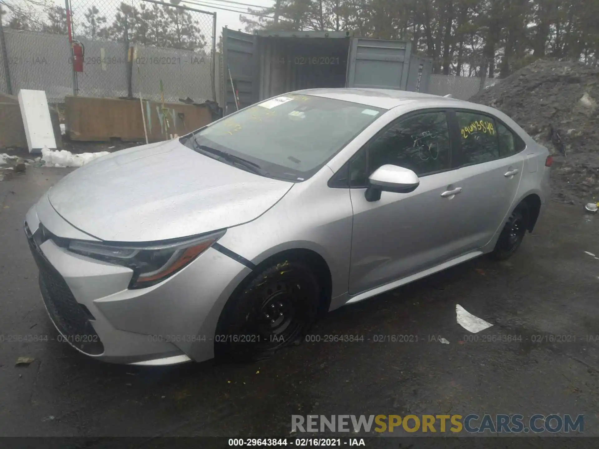 2 Photograph of a damaged car JTDEPRAE4LJ042475 TOYOTA COROLLA 2020