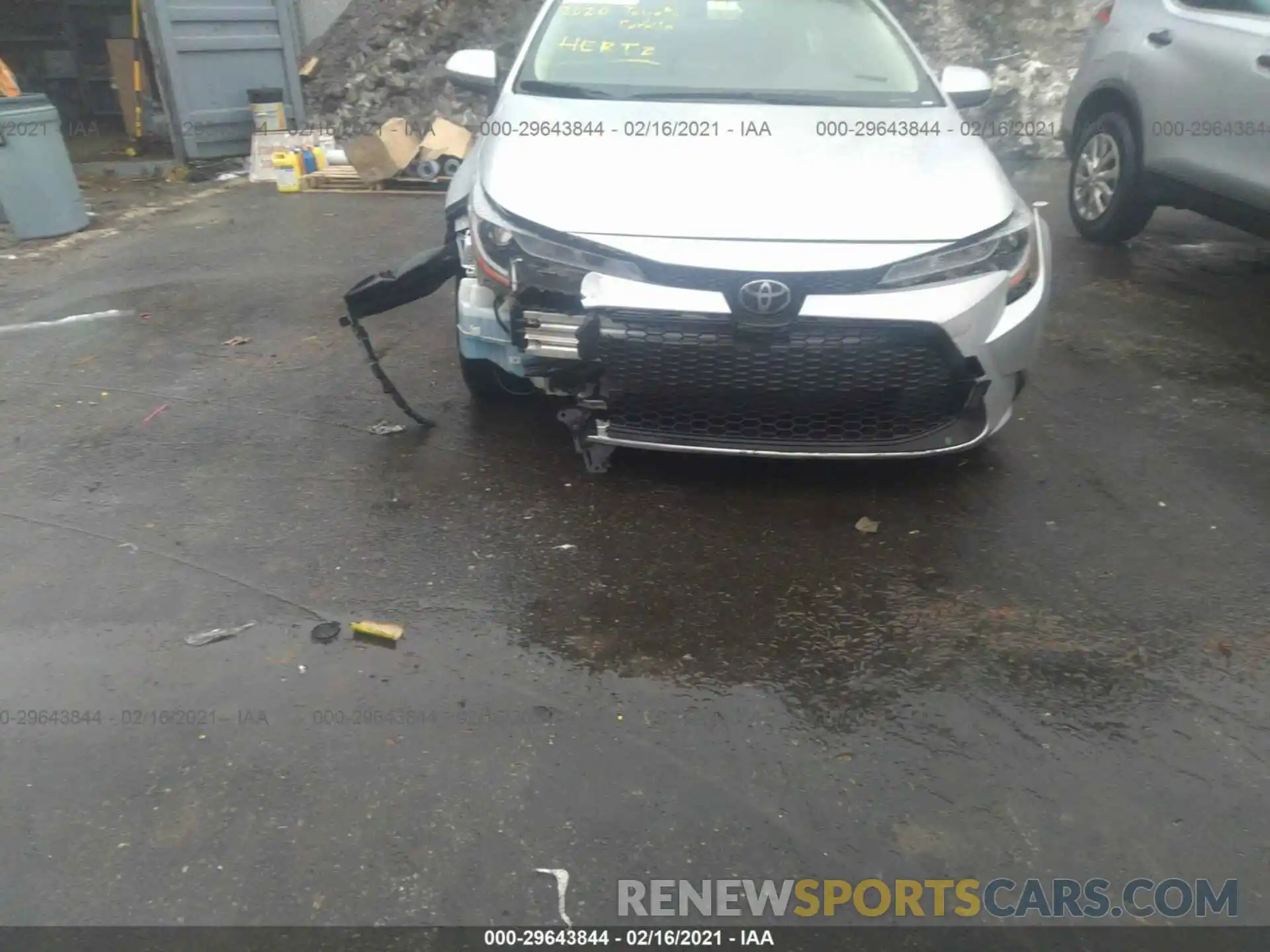 6 Photograph of a damaged car JTDEPRAE4LJ042475 TOYOTA COROLLA 2020