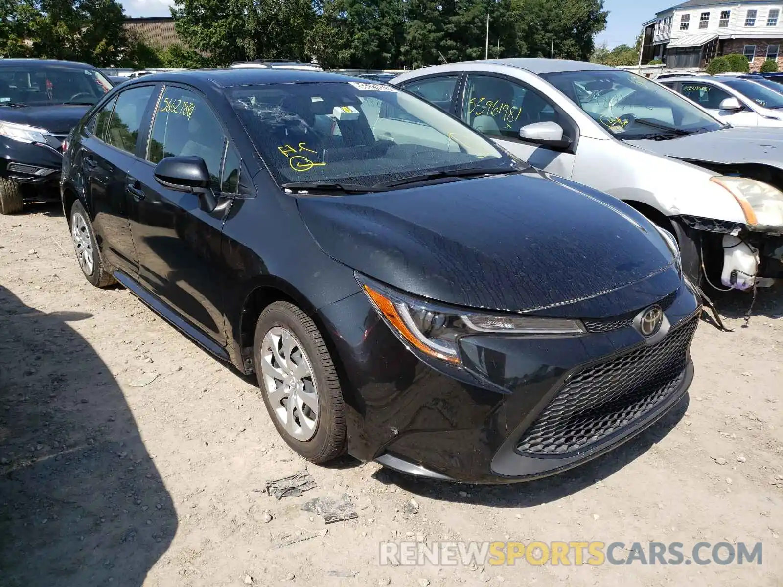 1 Photograph of a damaged car JTDEPRAE4LJ042492 TOYOTA COROLLA 2020