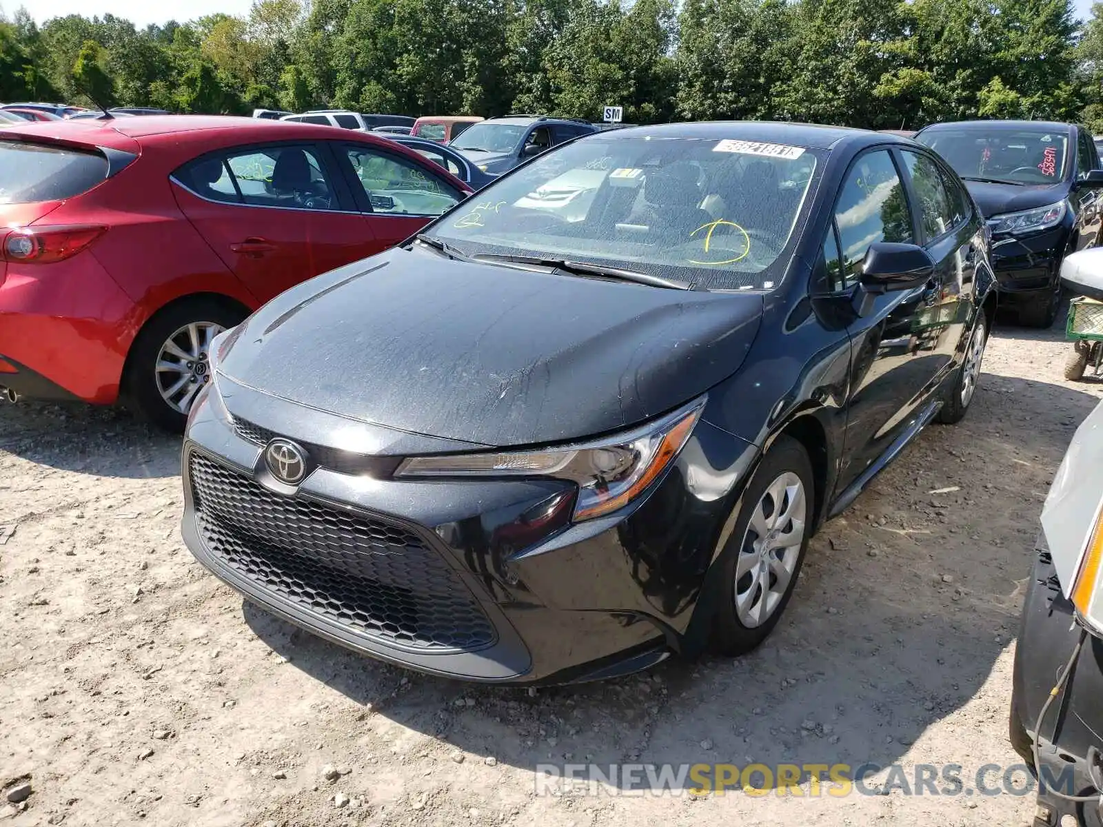 2 Photograph of a damaged car JTDEPRAE4LJ042492 TOYOTA COROLLA 2020