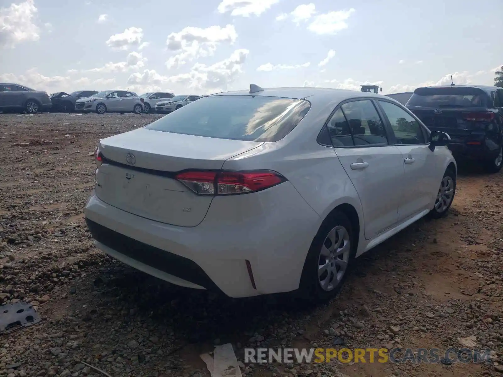 4 Photograph of a damaged car JTDEPRAE4LJ042508 TOYOTA COROLLA 2020