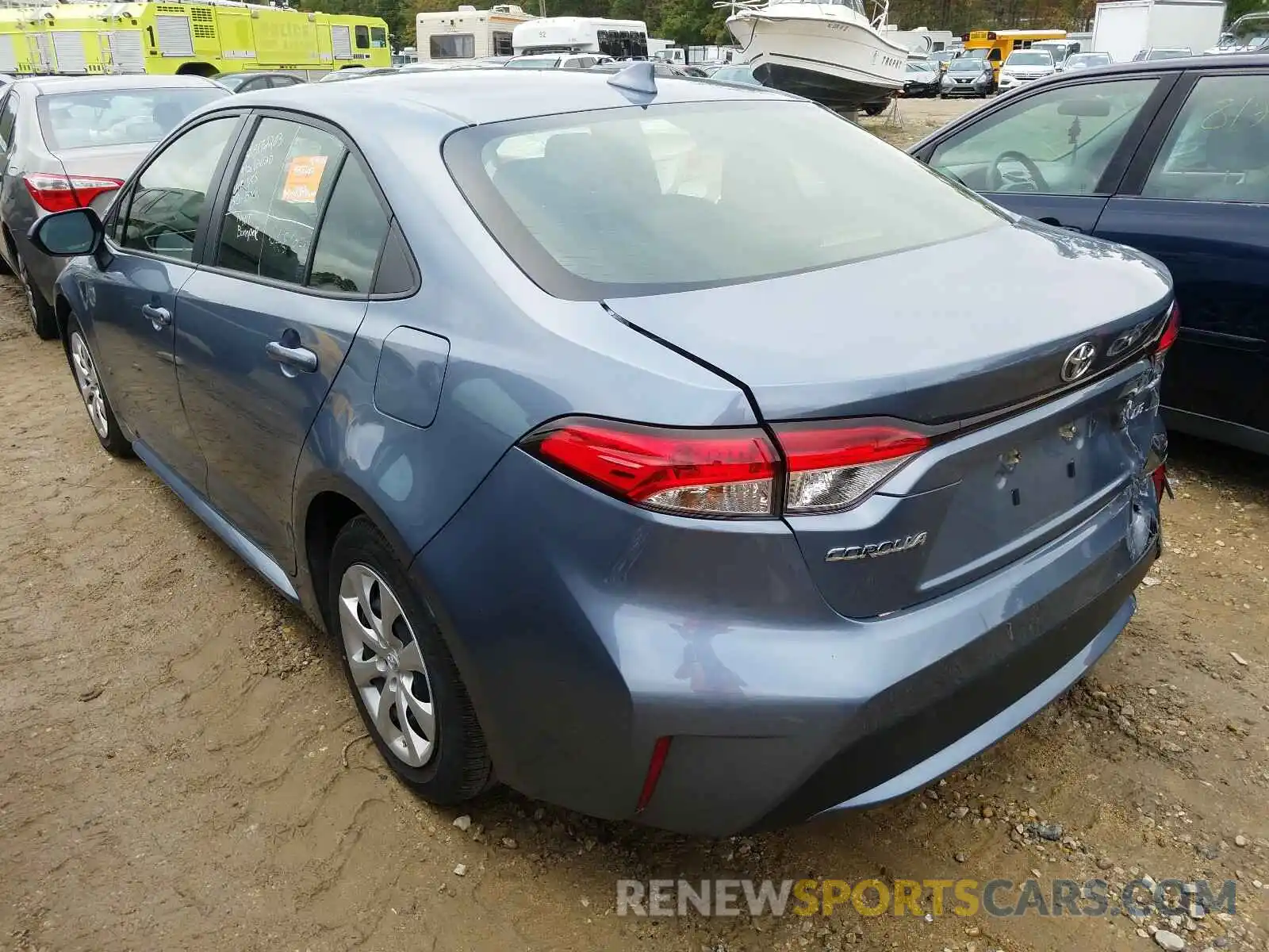 3 Photograph of a damaged car JTDEPRAE4LJ042623 TOYOTA COROLLA 2020