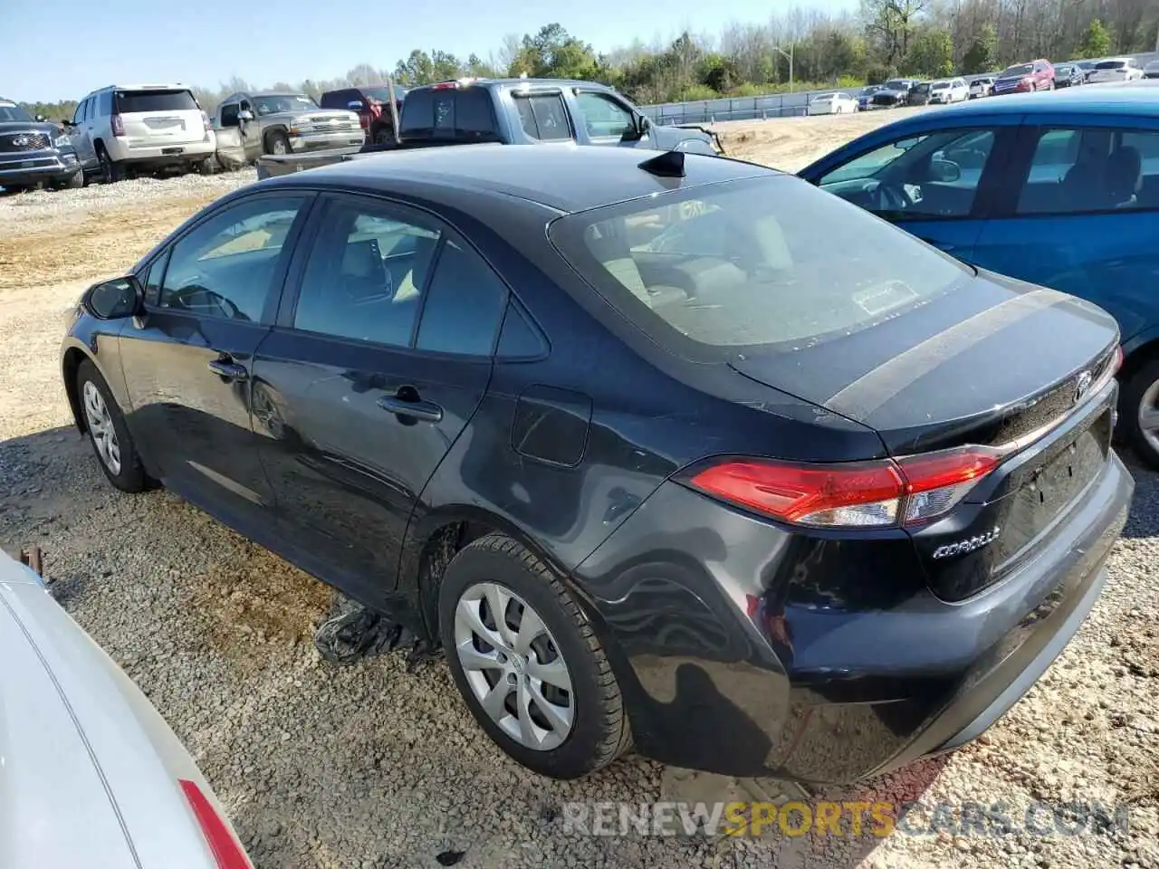 2 Photograph of a damaged car JTDEPRAE4LJ042721 TOYOTA COROLLA 2020