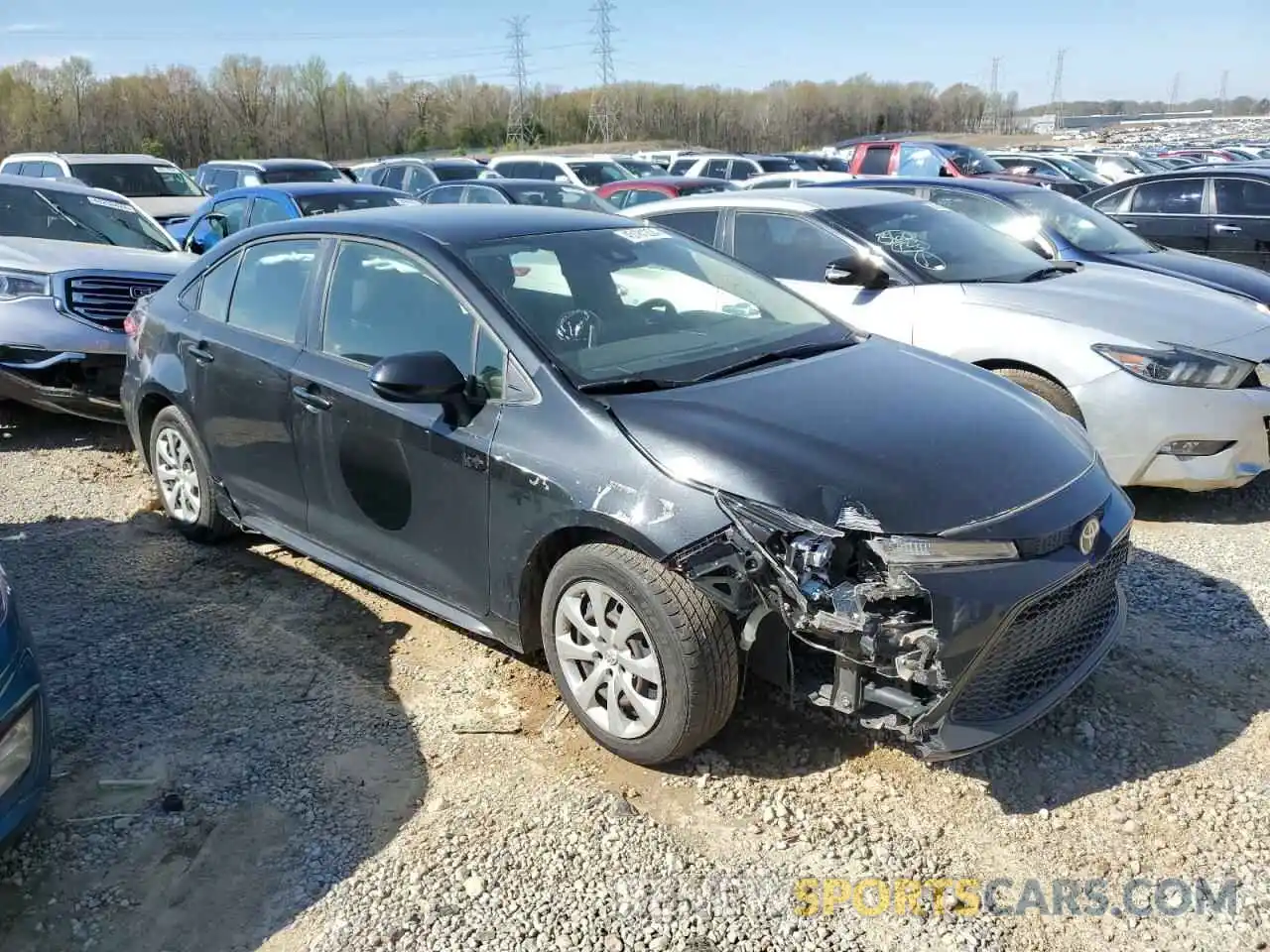 4 Photograph of a damaged car JTDEPRAE4LJ042721 TOYOTA COROLLA 2020